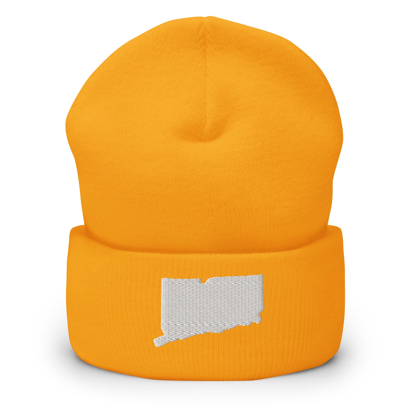 Connecticut State Silhouette Cuffed Beanie Hat