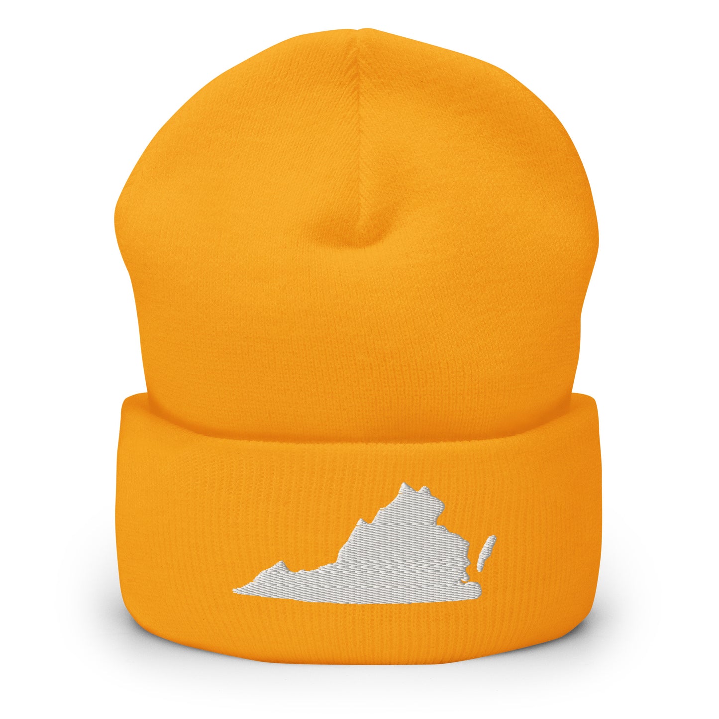 Virginia State Silhouette Cuffed Beanie Hat