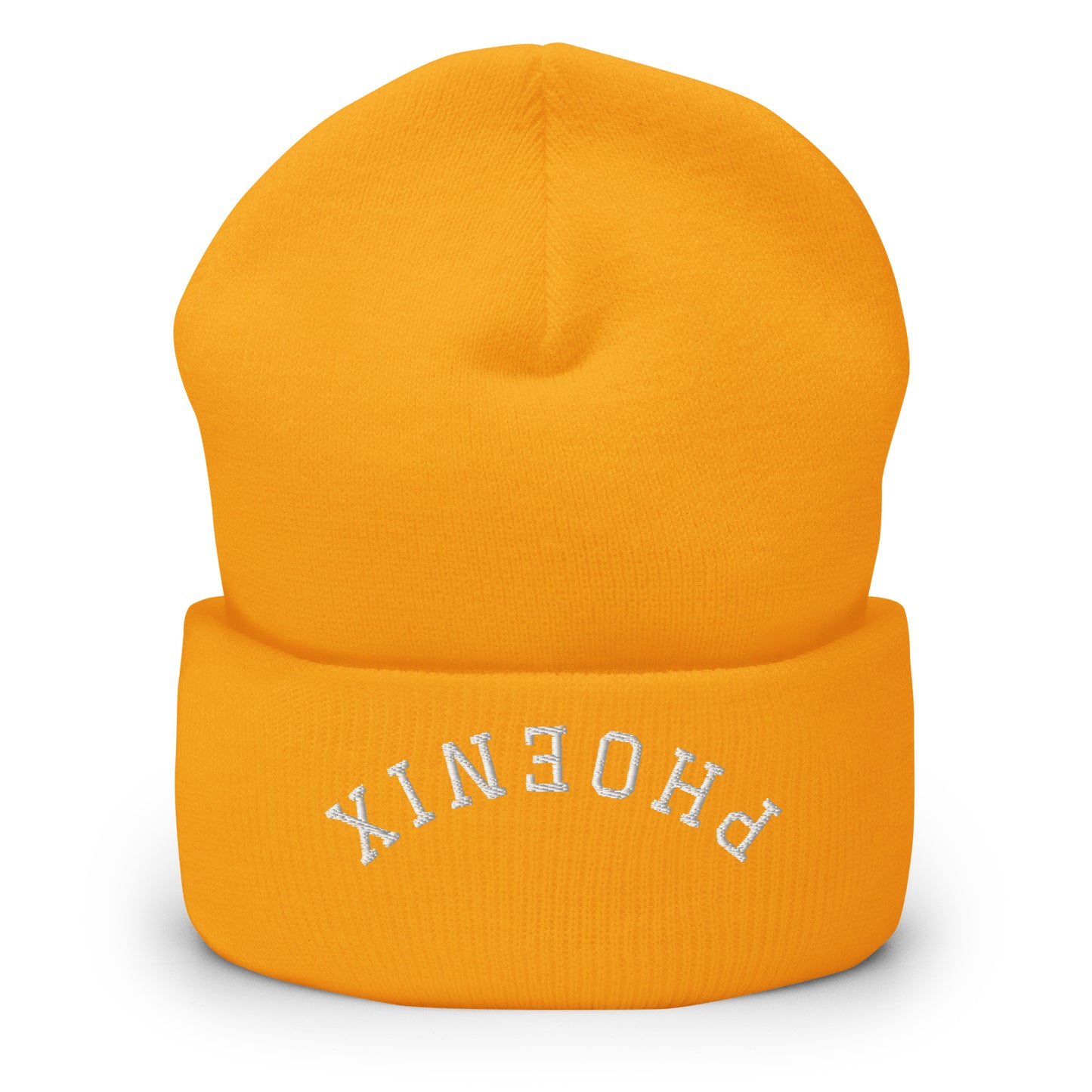 Phoenix Upside Down Arch Cuffed Beanie Hat