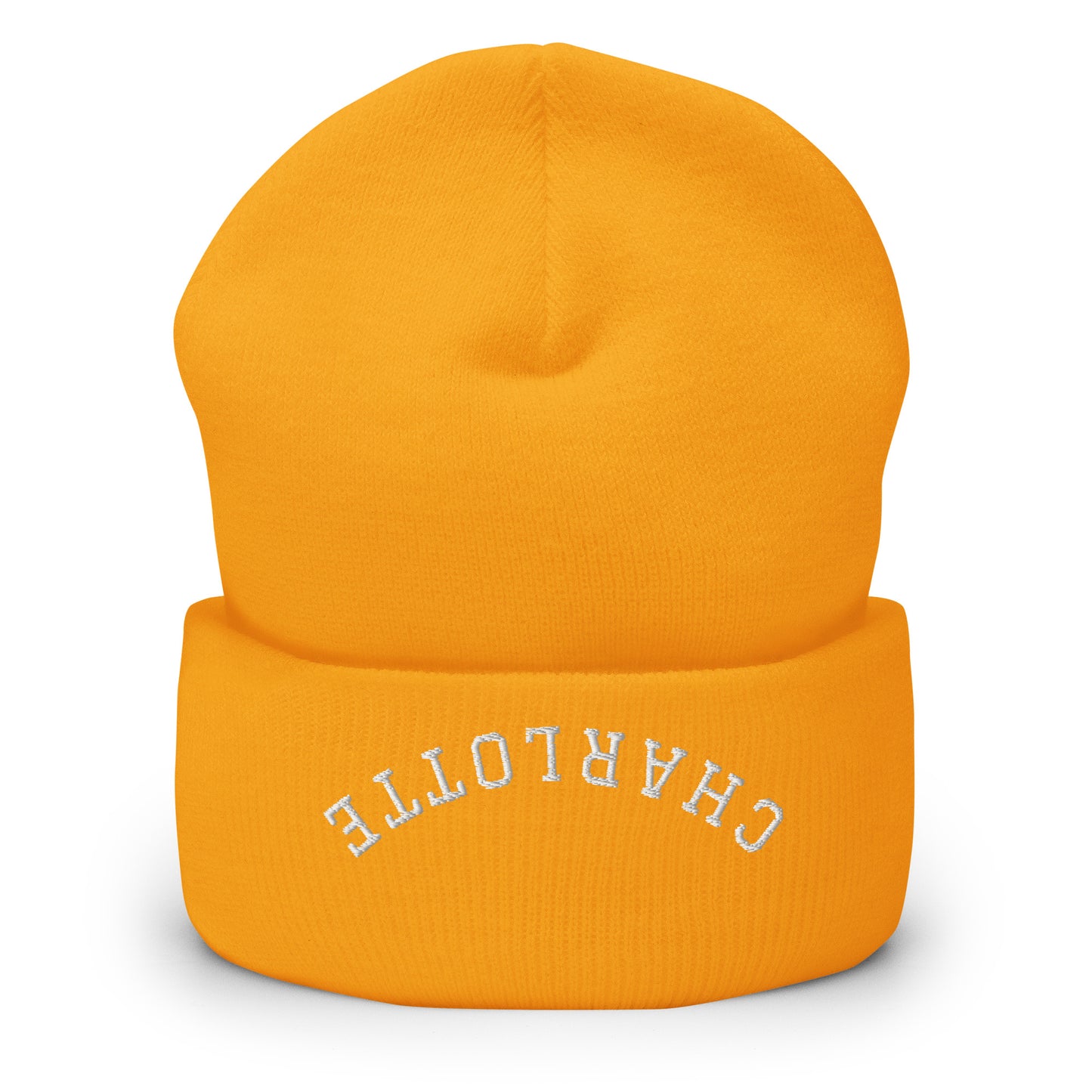 Charlotte Upside Down Arch Cuffed Beanie Hat