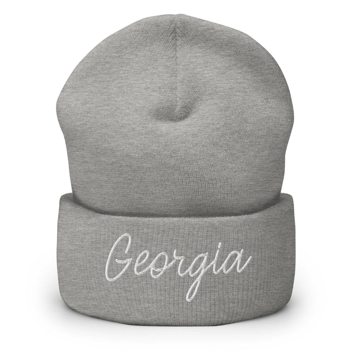 Georgia Retro Script Cuffed Beanie Hat