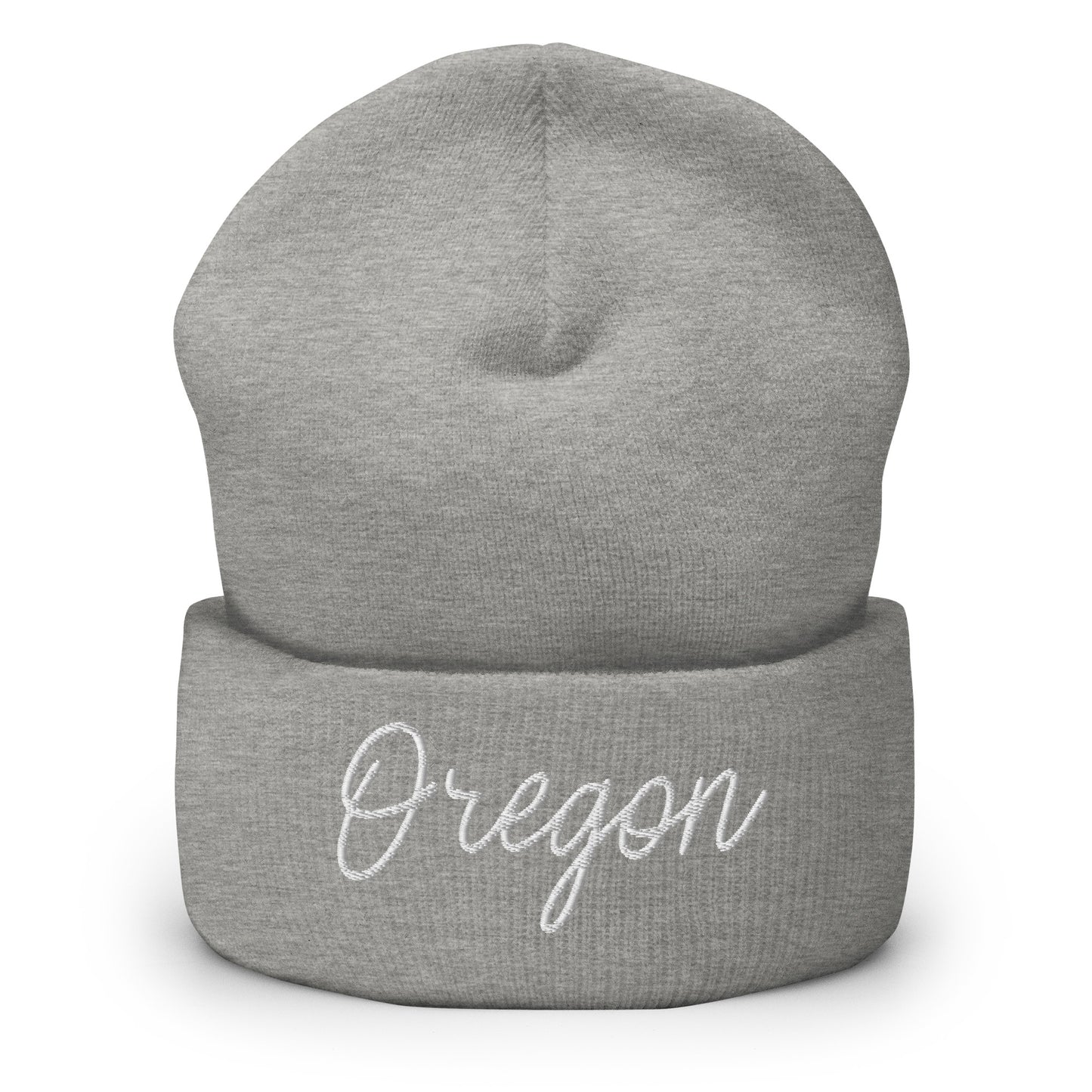 Oregon Retro Script Cuffed Beanie Hat