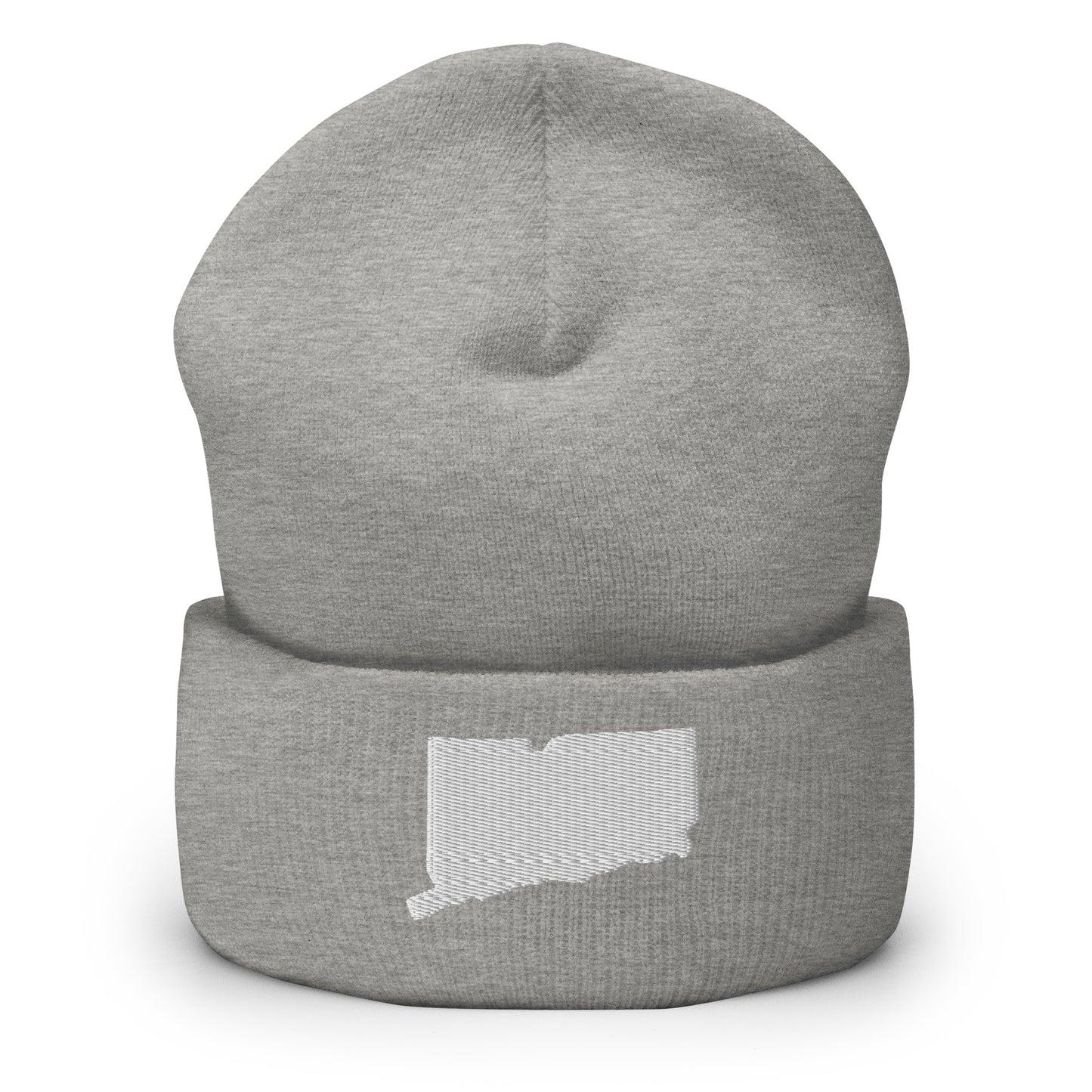 Connecticut State Silhouette Cuffed Beanie Hat