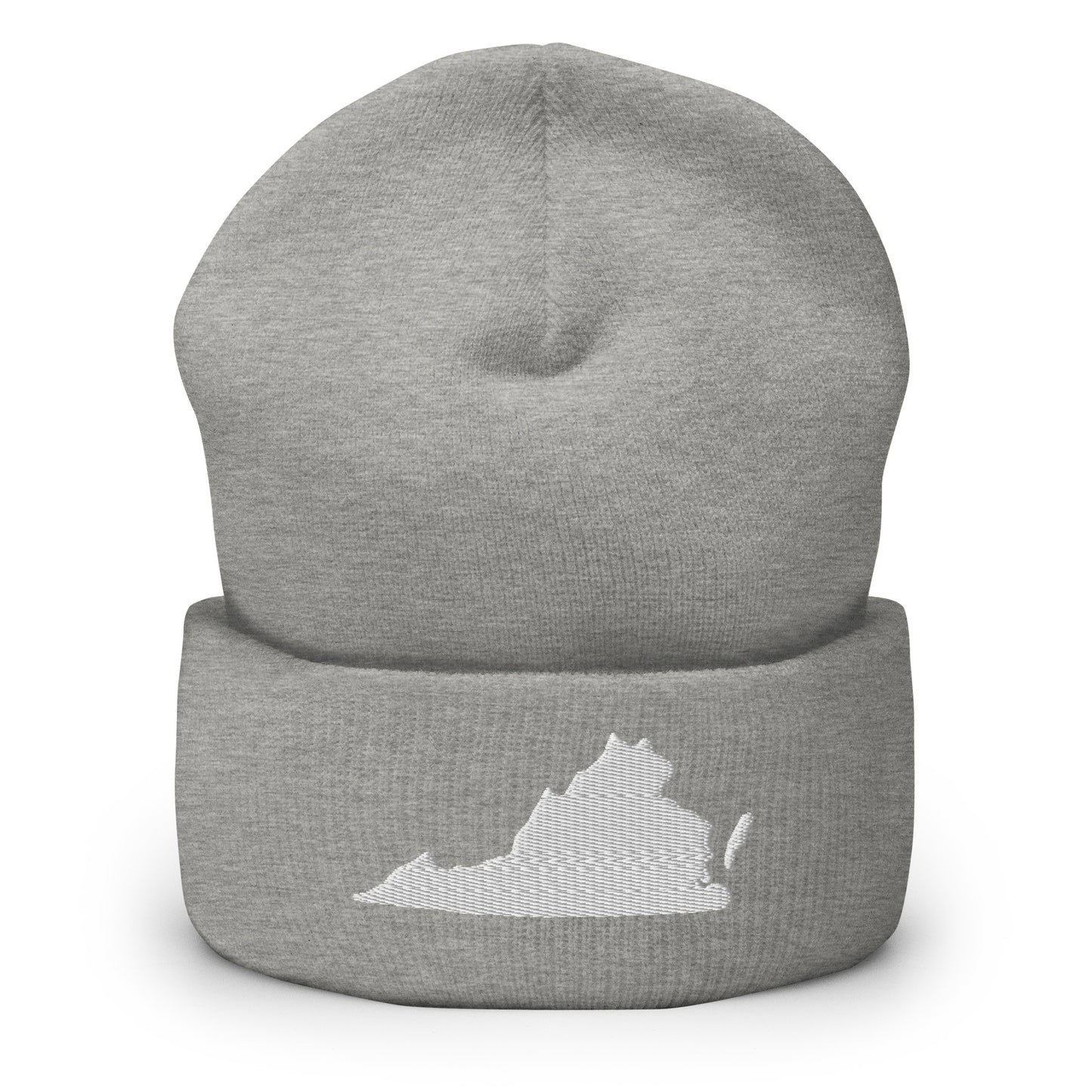 Virginia State Silhouette Cuffed Beanie Hat