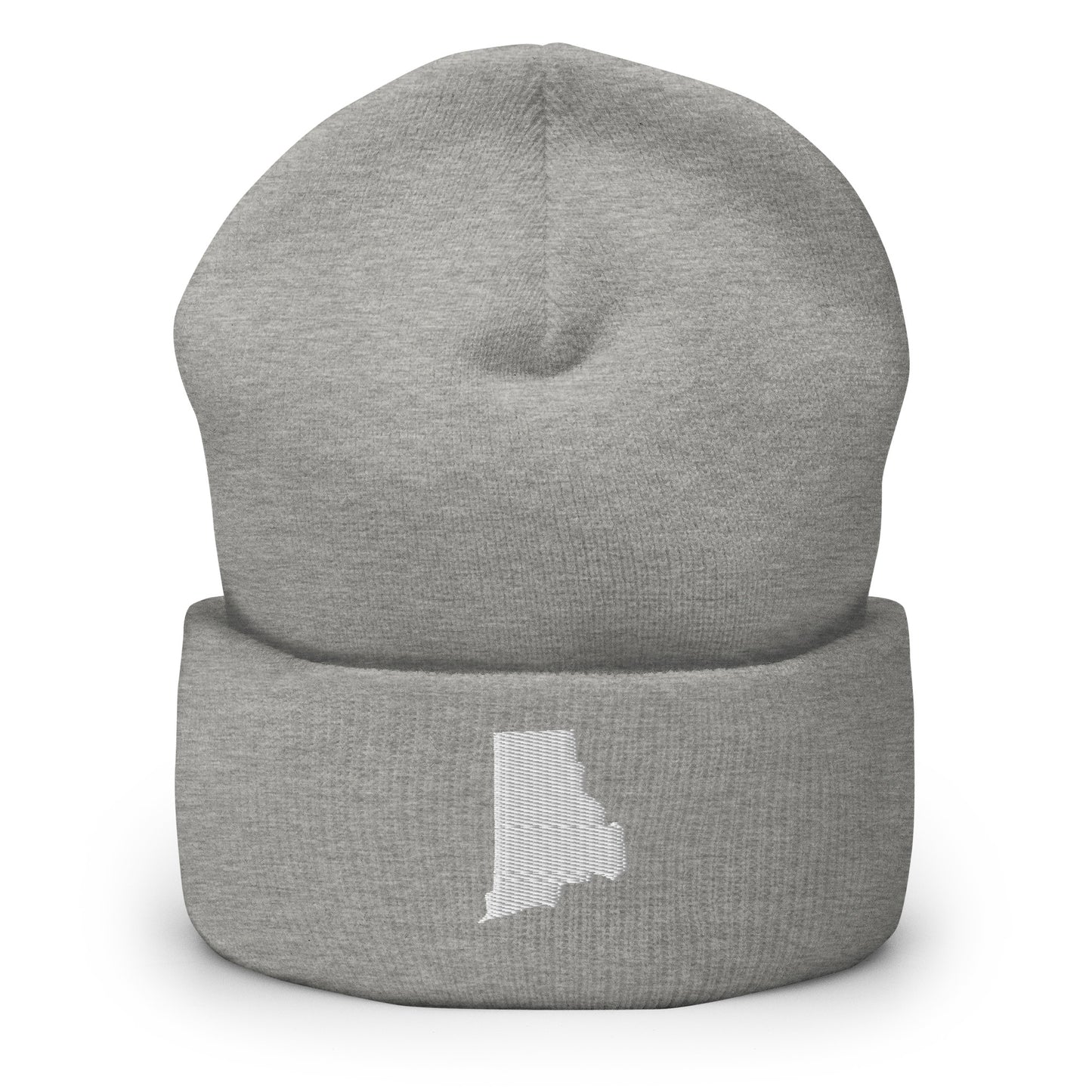 Rhode Island State Silhouette Cuffed Beanie Hat