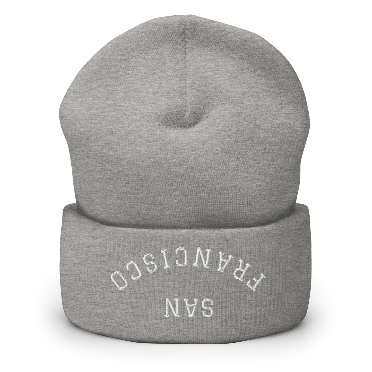 San Francisco Upside Down Arch Cuffed Beanie Hat