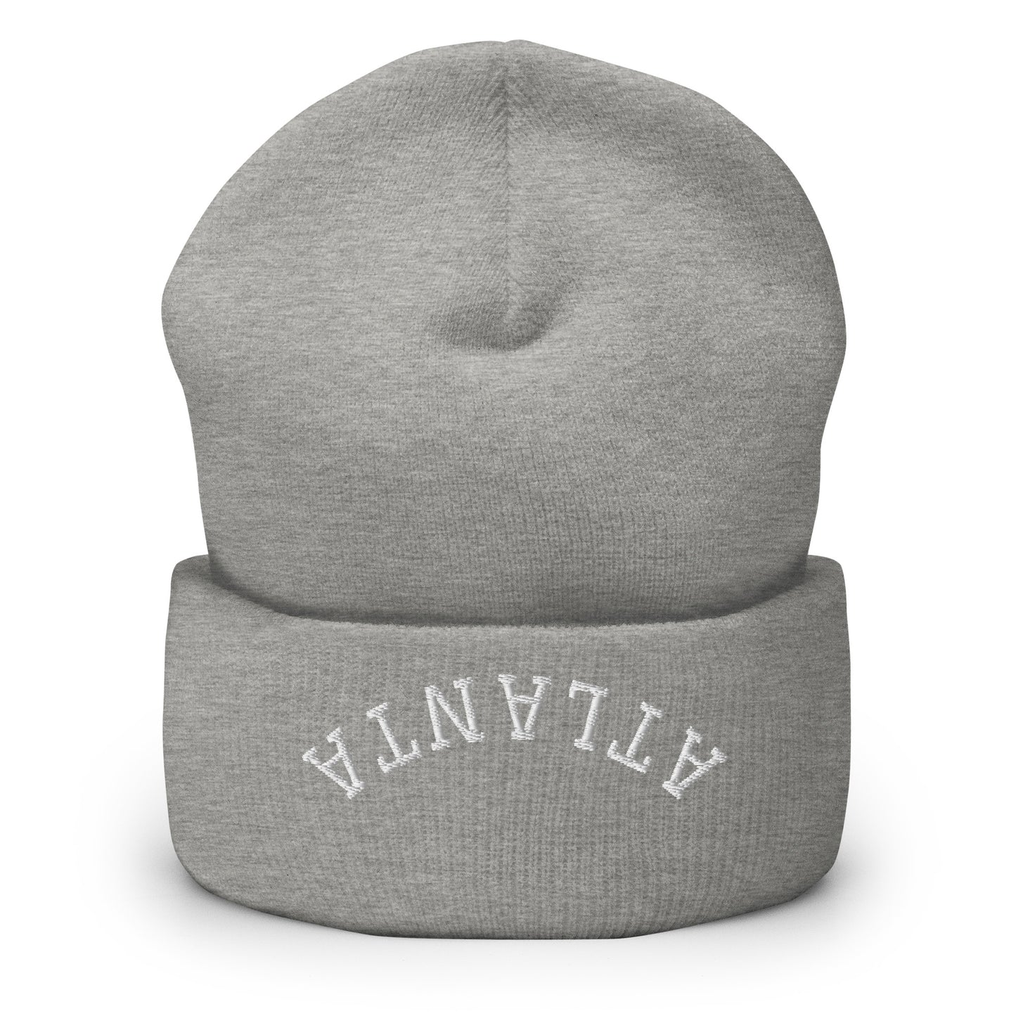 Atlanta Upside Down Arch Cuffed Beanie Hat