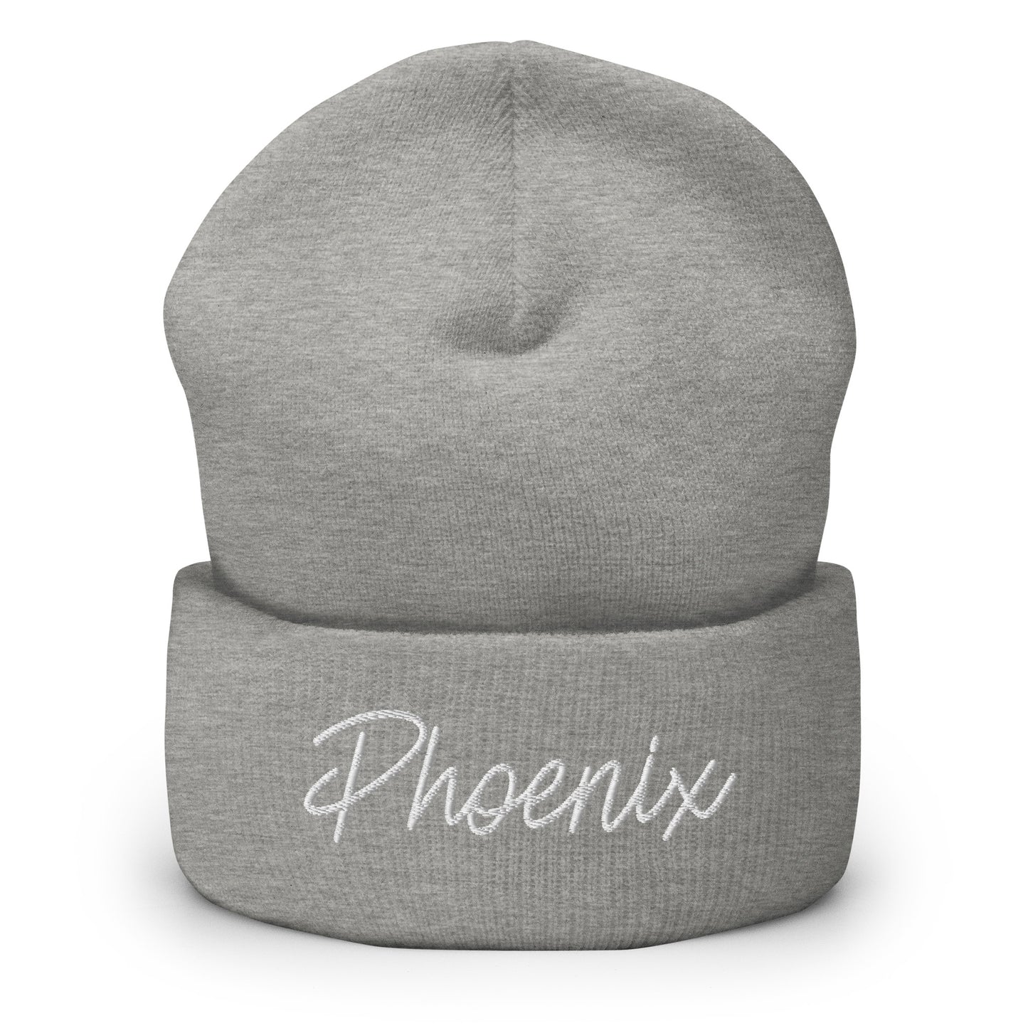 Phoenix Retro Script Cuffed Beanie Hat
