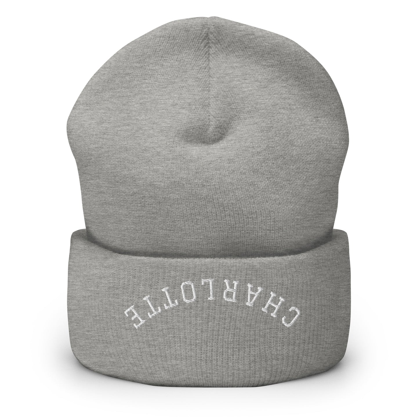 Charlotte Upside Down Arch Cuffed Beanie Hat