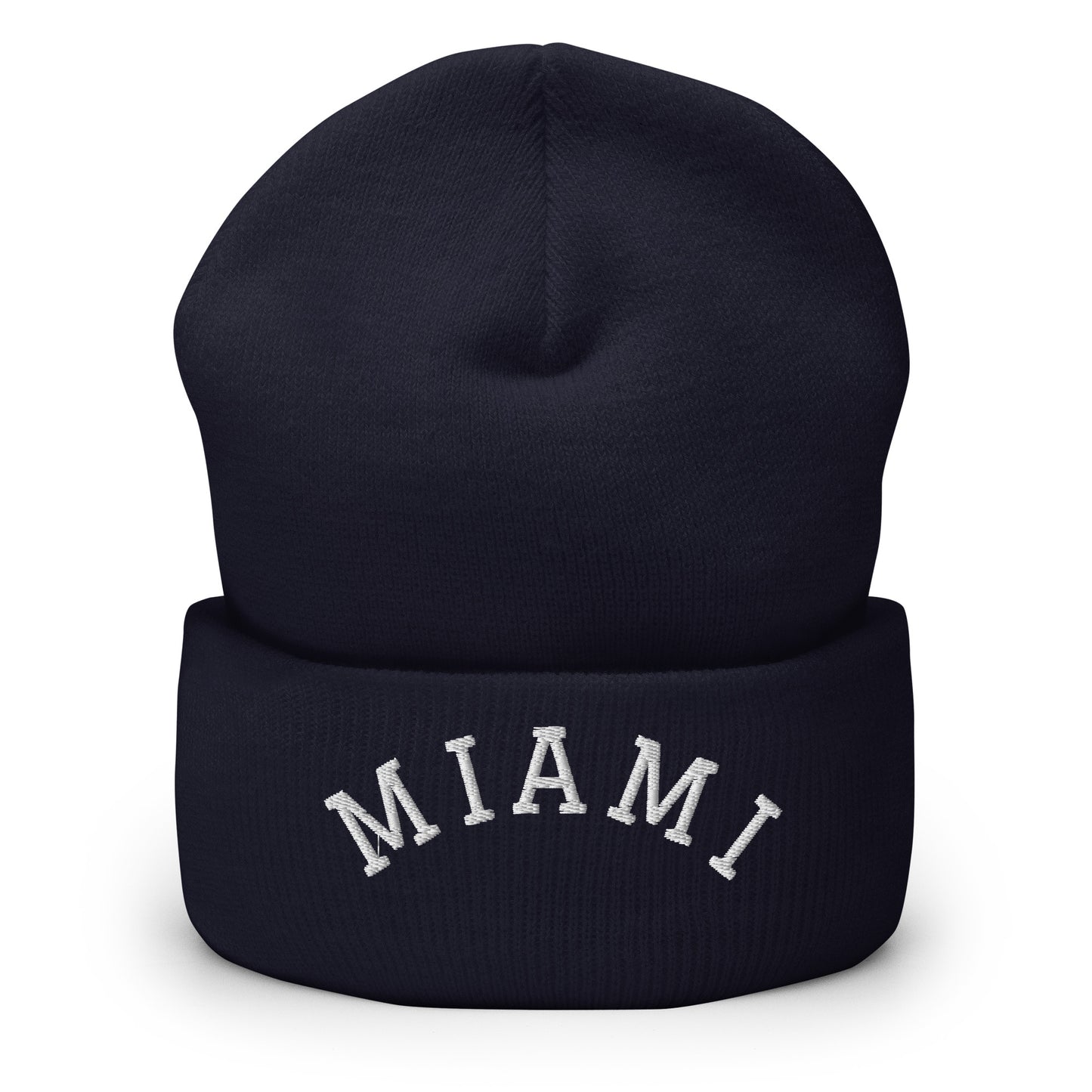 Miami Arch Cuffed Beanie Hat