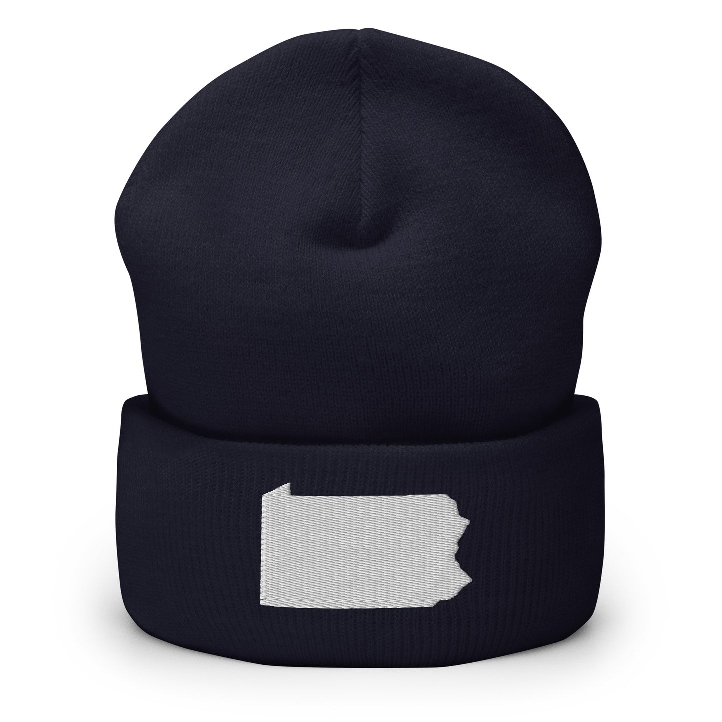 Pennsylvania State Silhouette Cuffed Beanie Hat