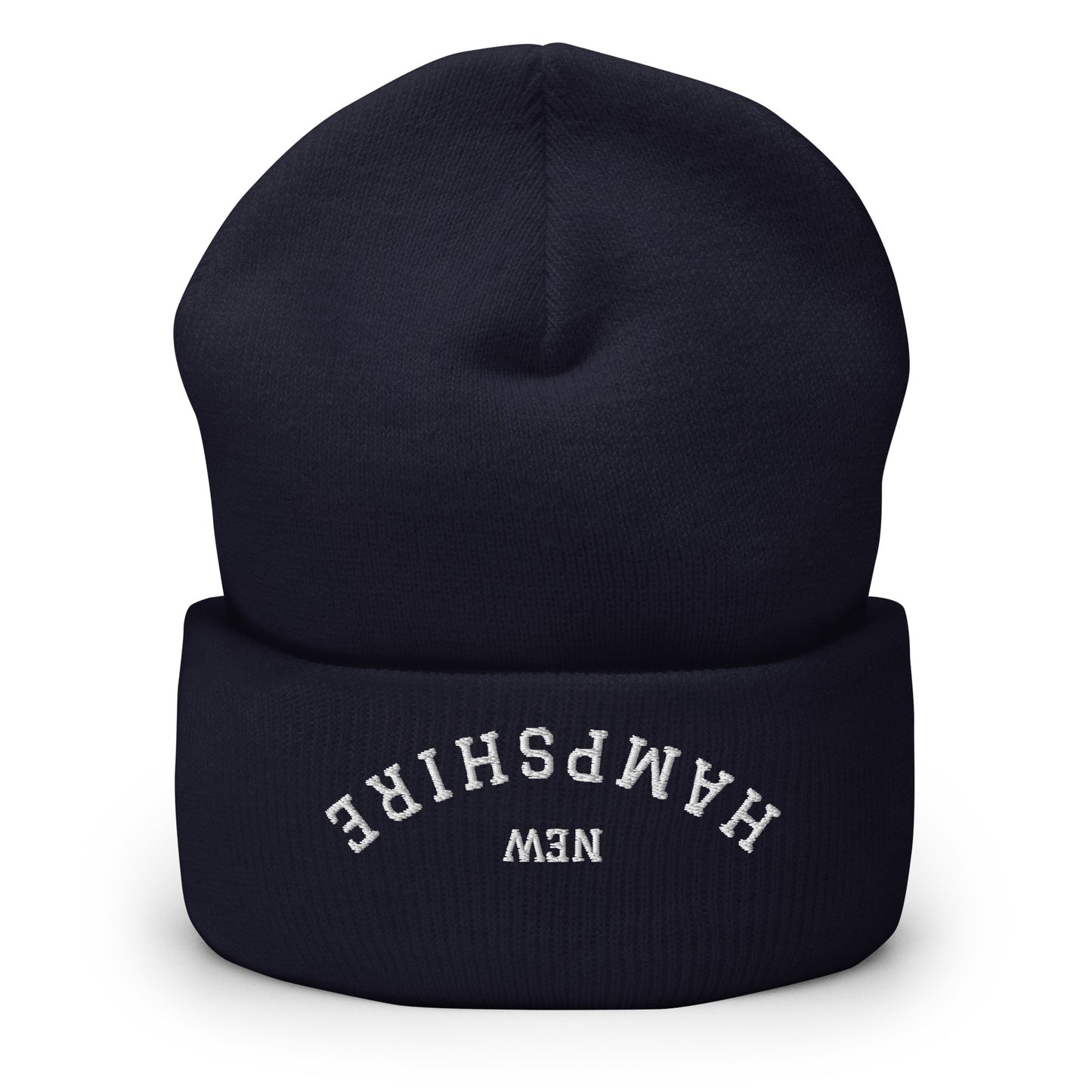 New Hampshire Upside Down Arch Cuffed Beanie Hat