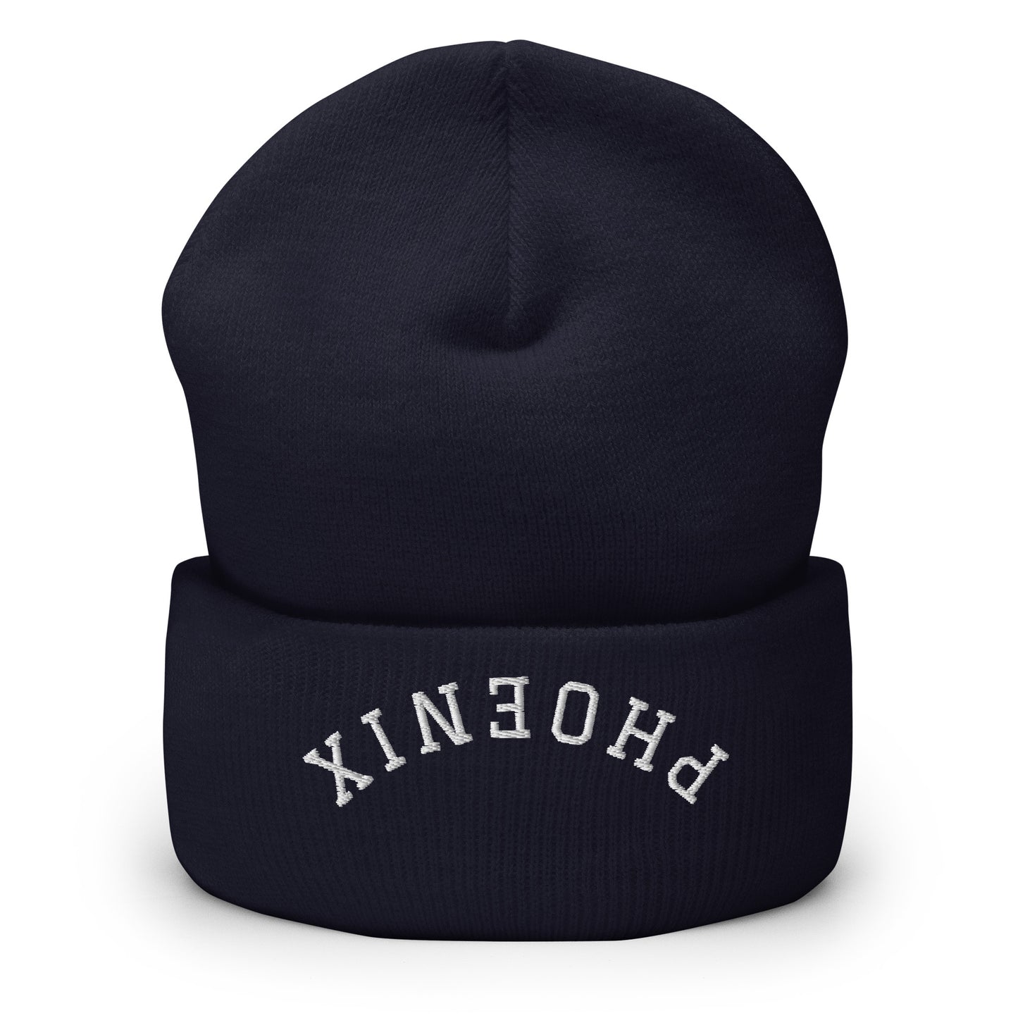 Phoenix Upside Down Arch Cuffed Beanie Hat