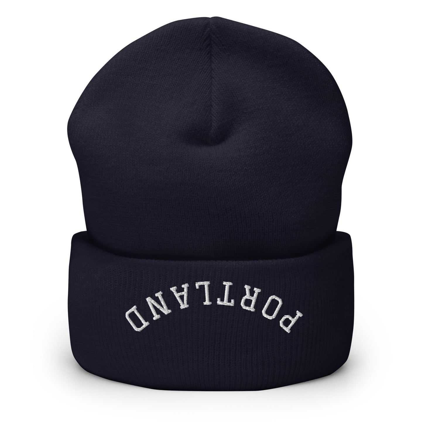 Portland Upside Down Arch Cuffed Beanie Hat