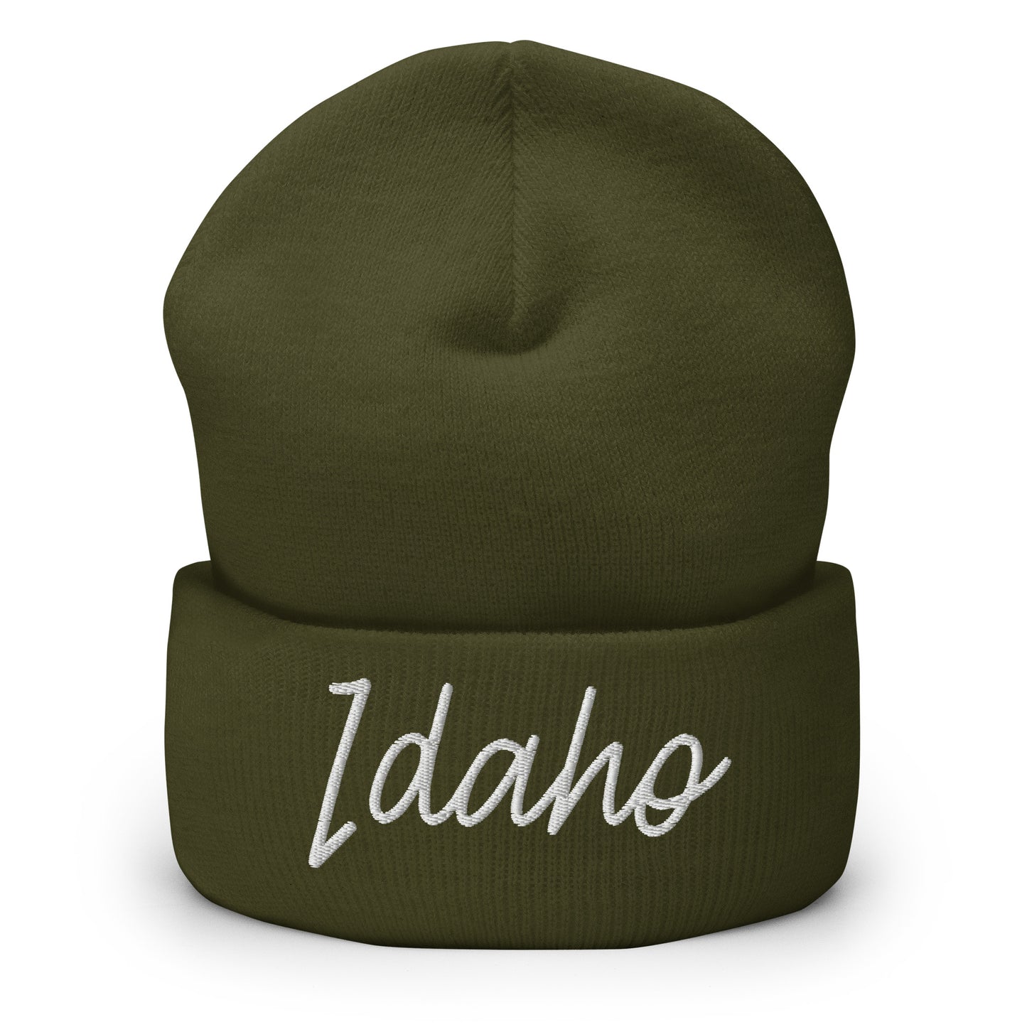 Idaho Retro Script Cuffed Beanie Hat