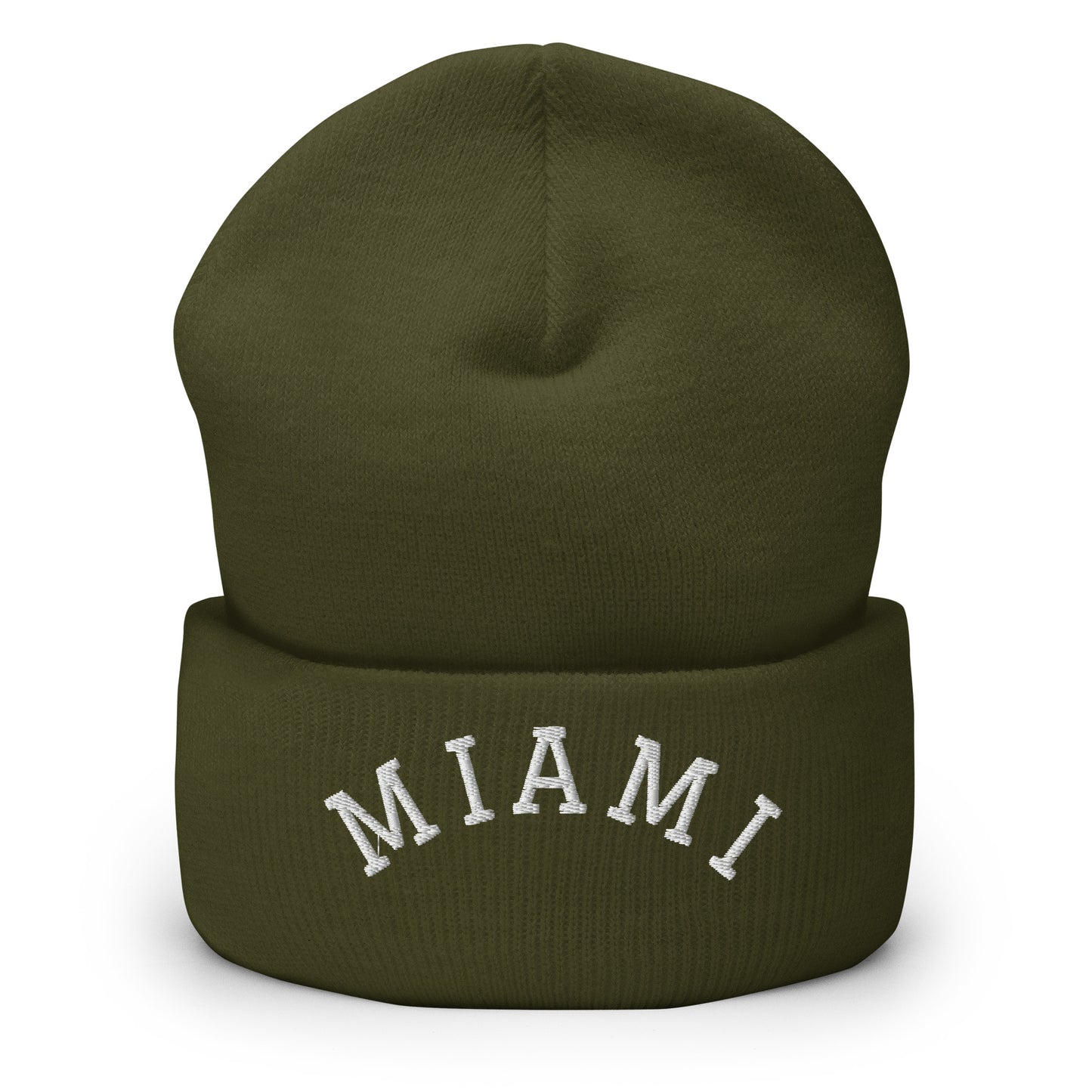 Miami Arch Cuffed Beanie Hat