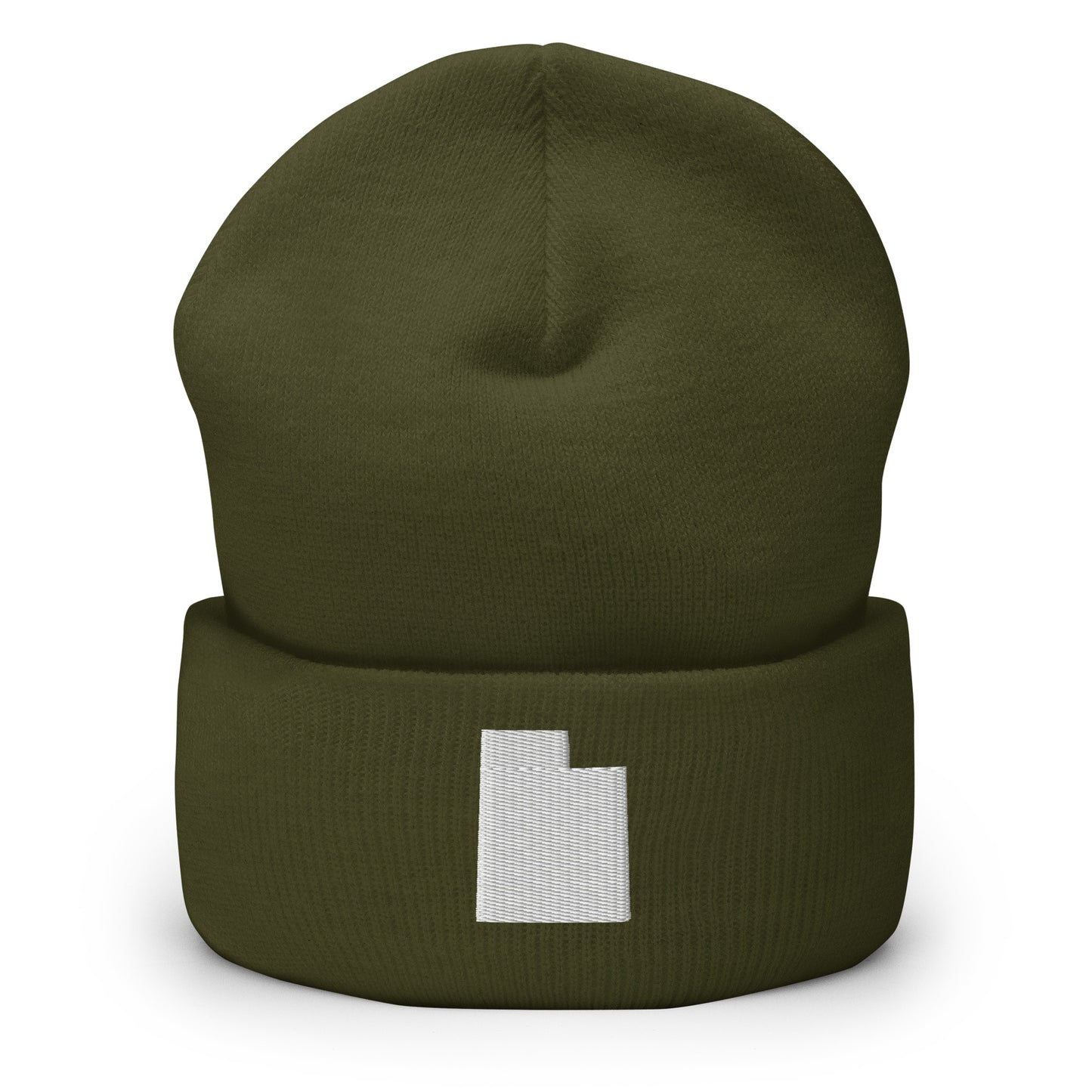 Utah State Silhouette Cuffed Beanie Hat