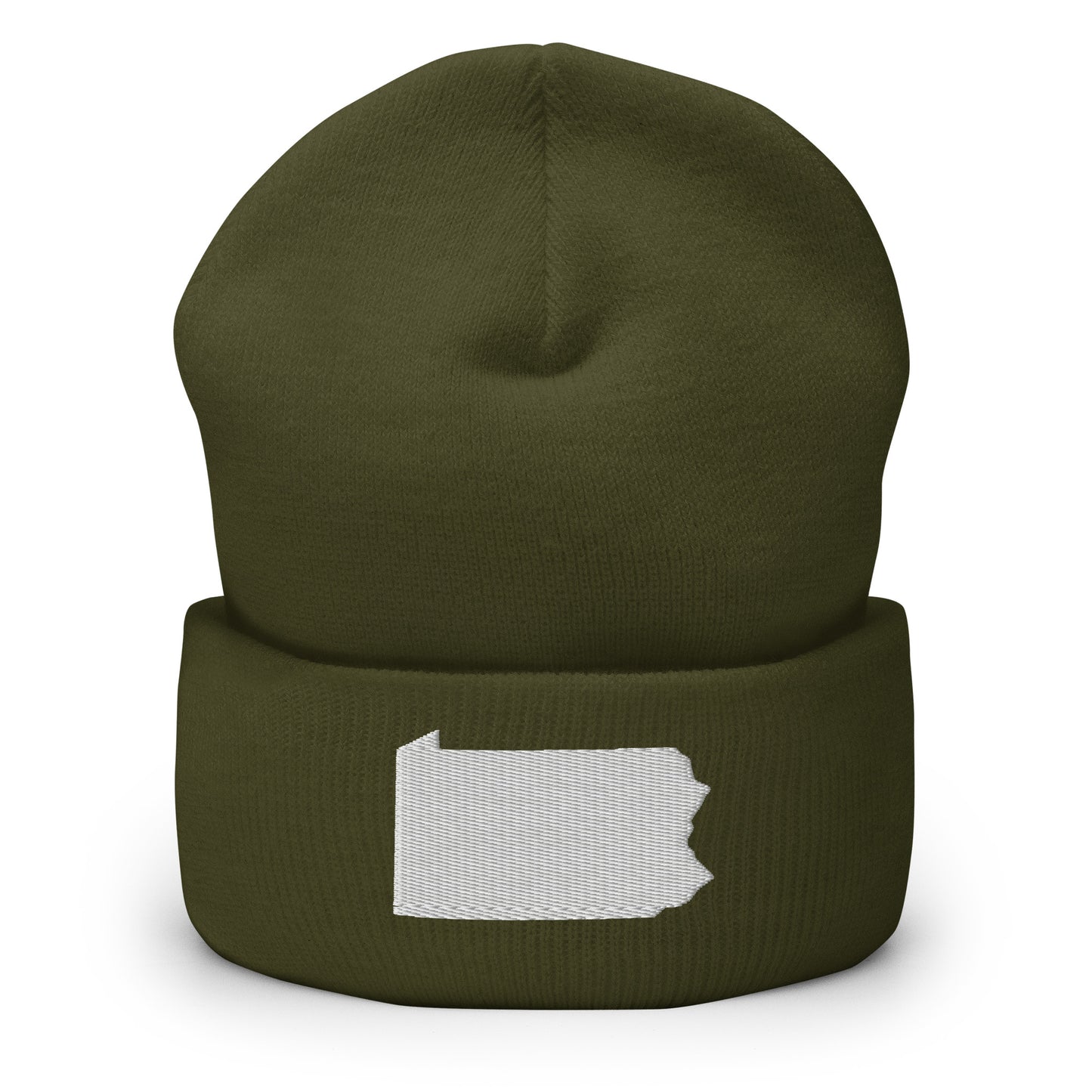 Pennsylvania State Silhouette Cuffed Beanie Hat