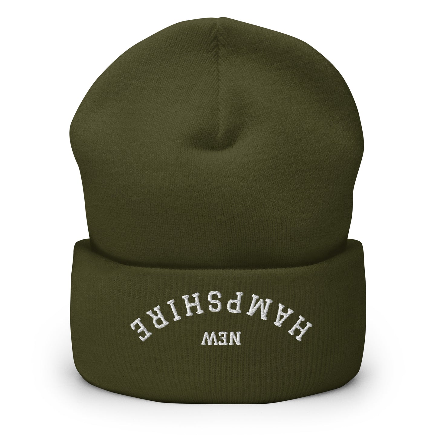 New Hampshire Upside Down Arch Cuffed Beanie Hat