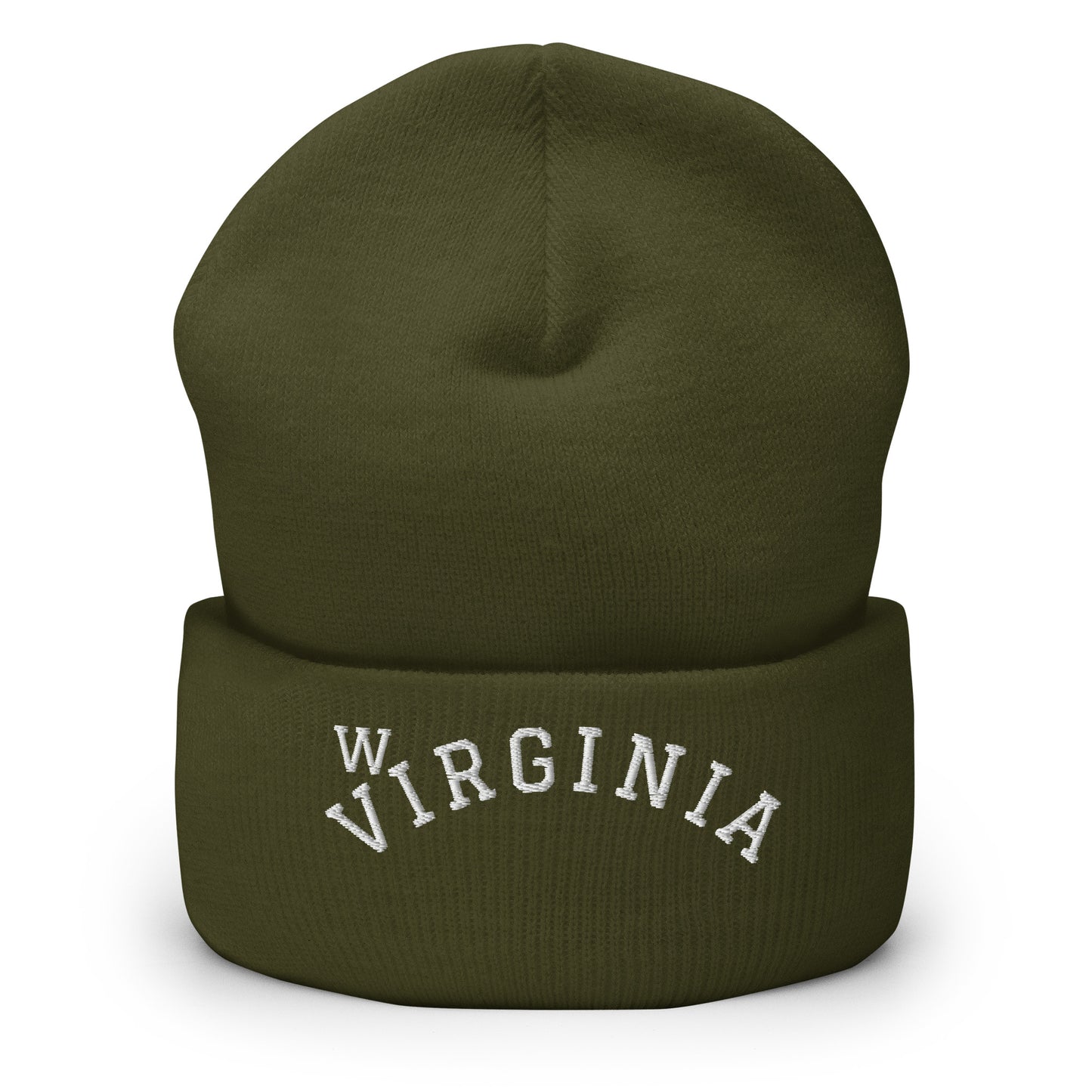 West Virginia Arch Cuffed Beanie Hat