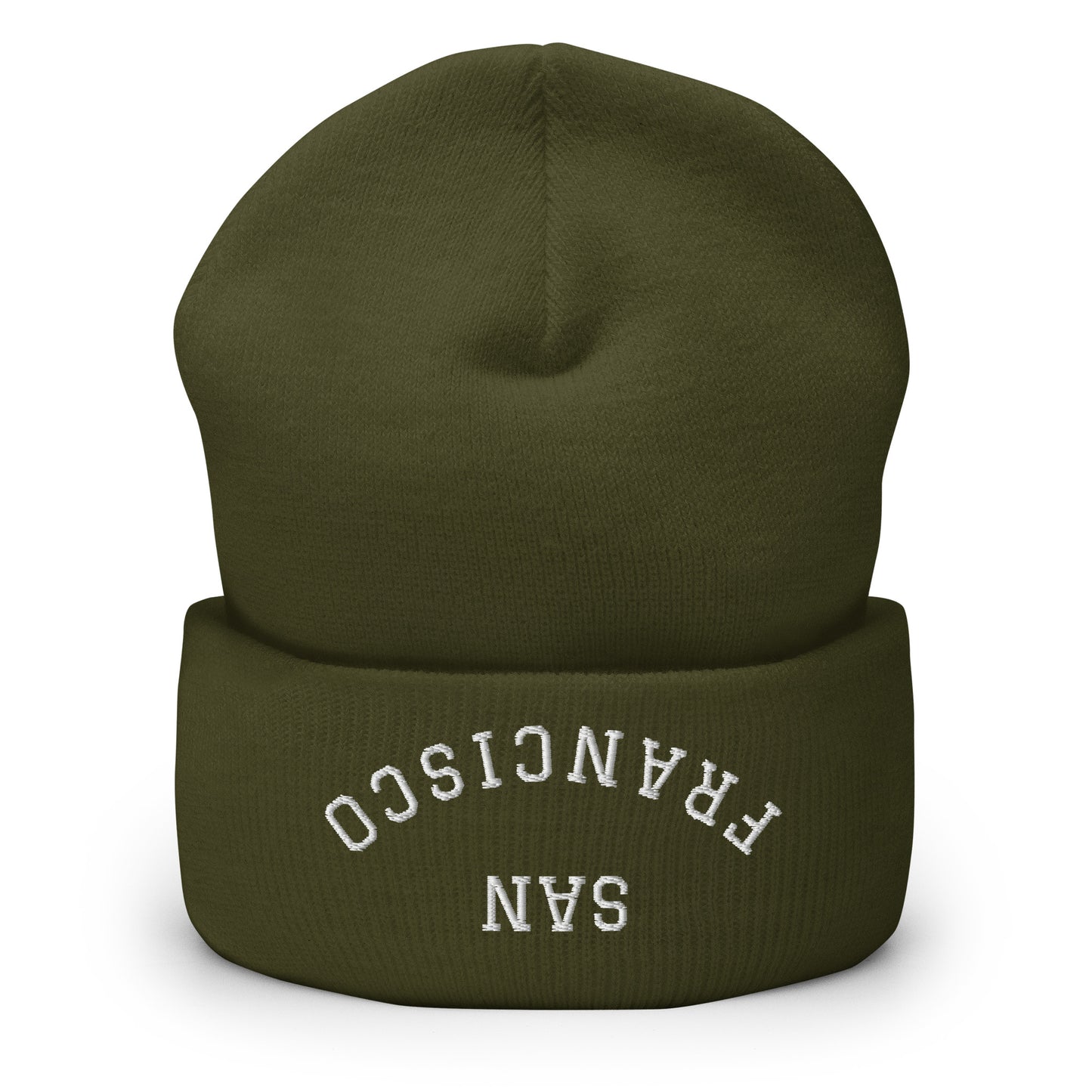 San Francisco Upside Down Arch Cuffed Beanie Hat