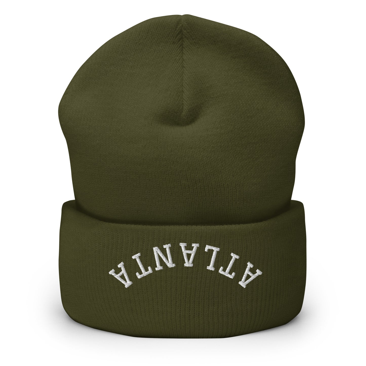 Atlanta Upside Down Arch Cuffed Beanie Hat