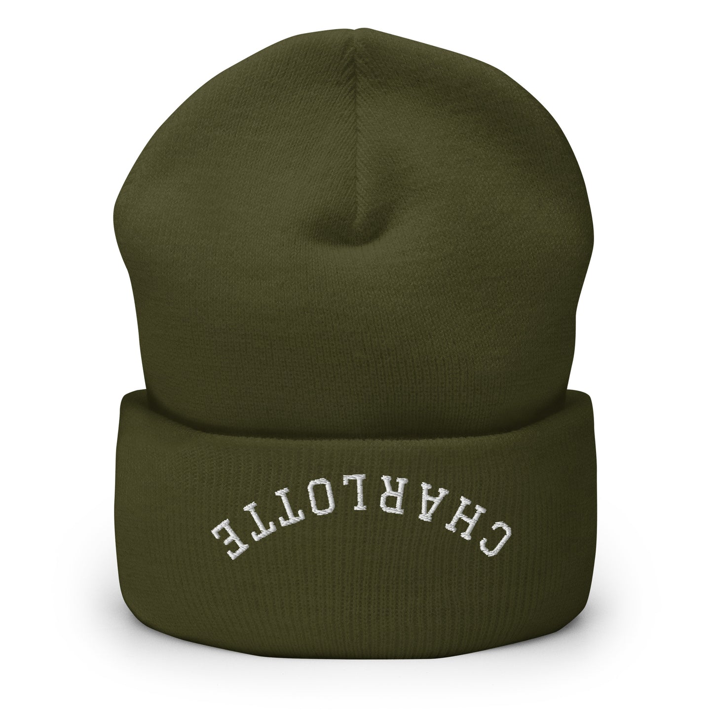 Charlotte Upside Down Arch Cuffed Beanie Hat