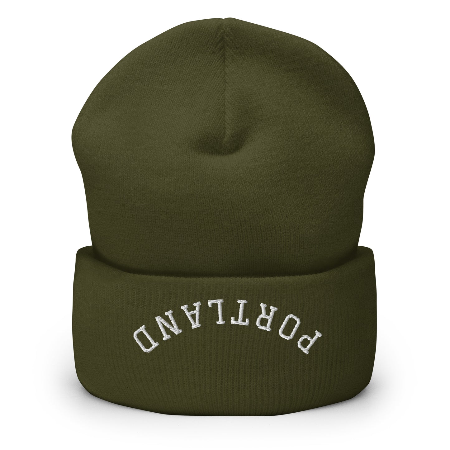 Portland Upside Down Arch Cuffed Beanie Hat