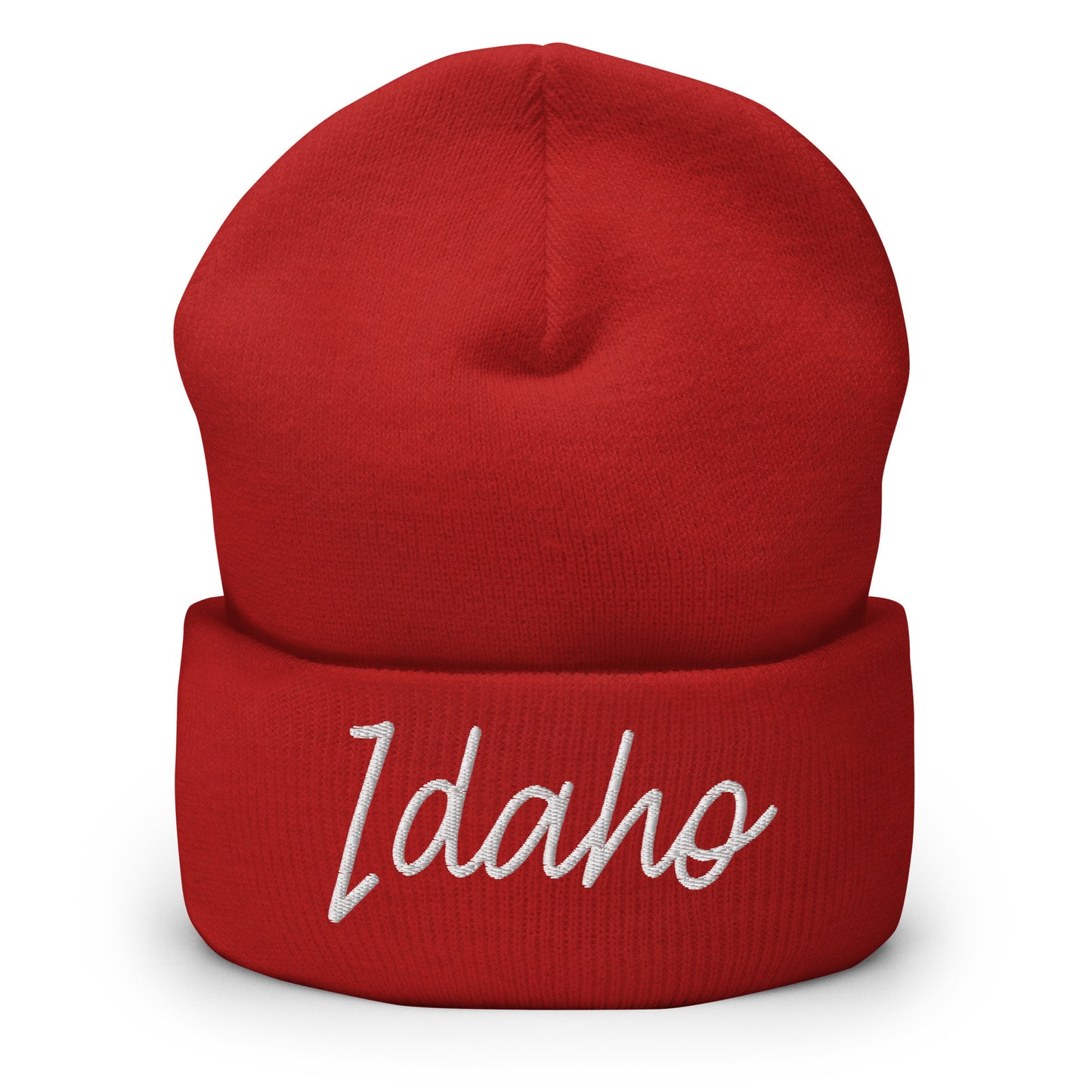 Idaho Retro Script Cuffed Beanie Hat