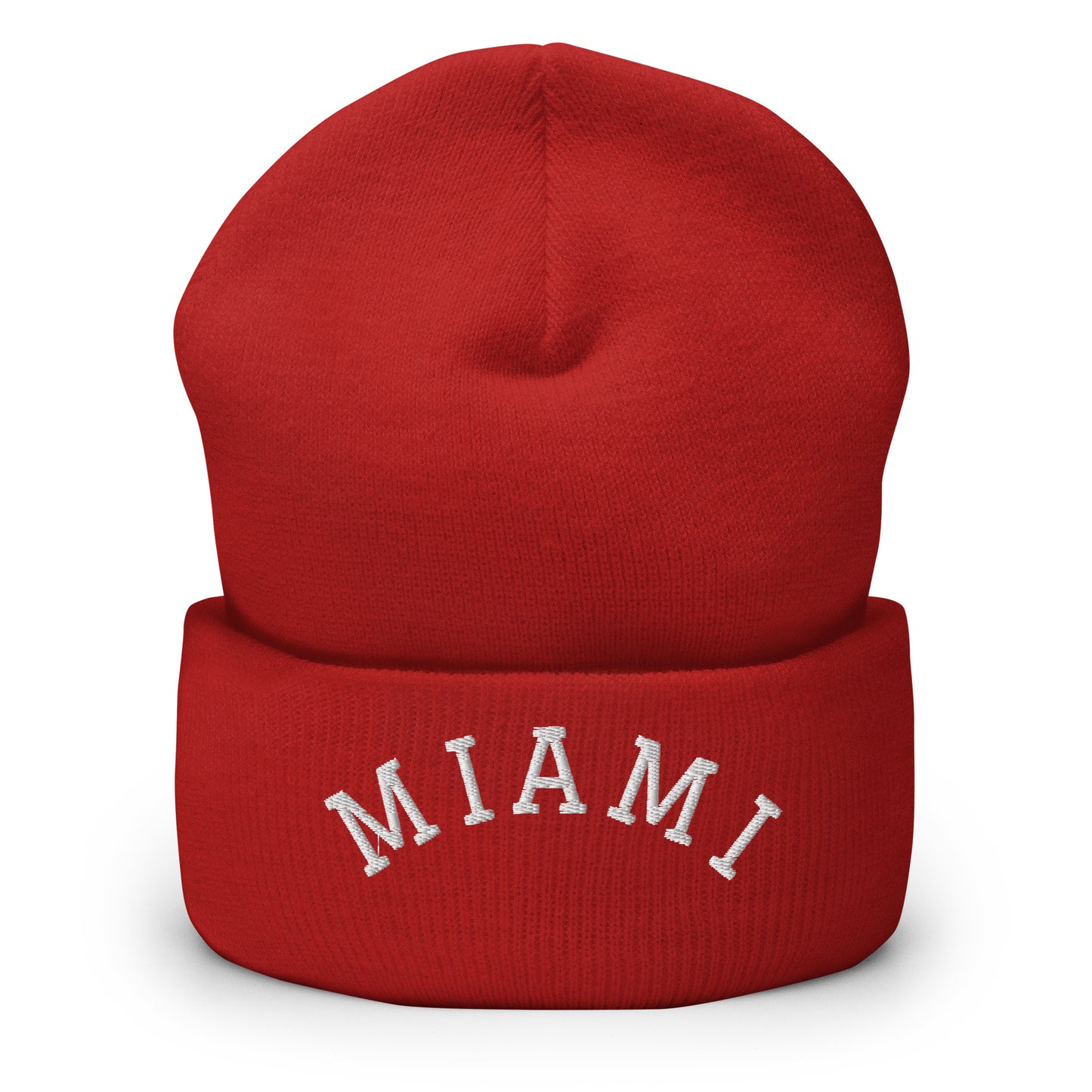 Miami Arch Cuffed Beanie Hat