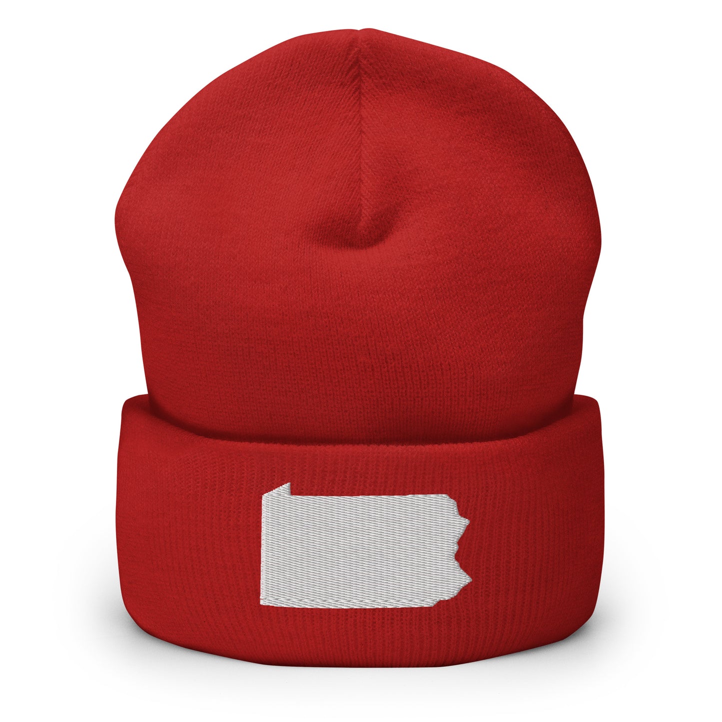 Pennsylvania State Silhouette Cuffed Beanie Hat