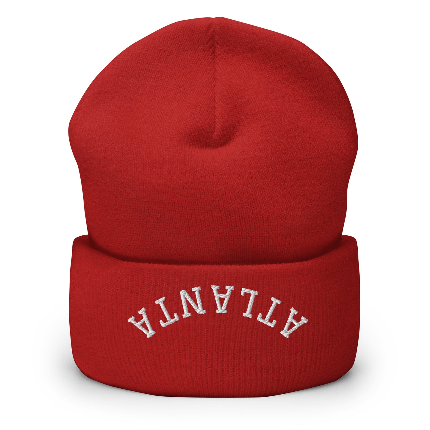 Atlanta Upside Down Arch Cuffed Beanie Hat