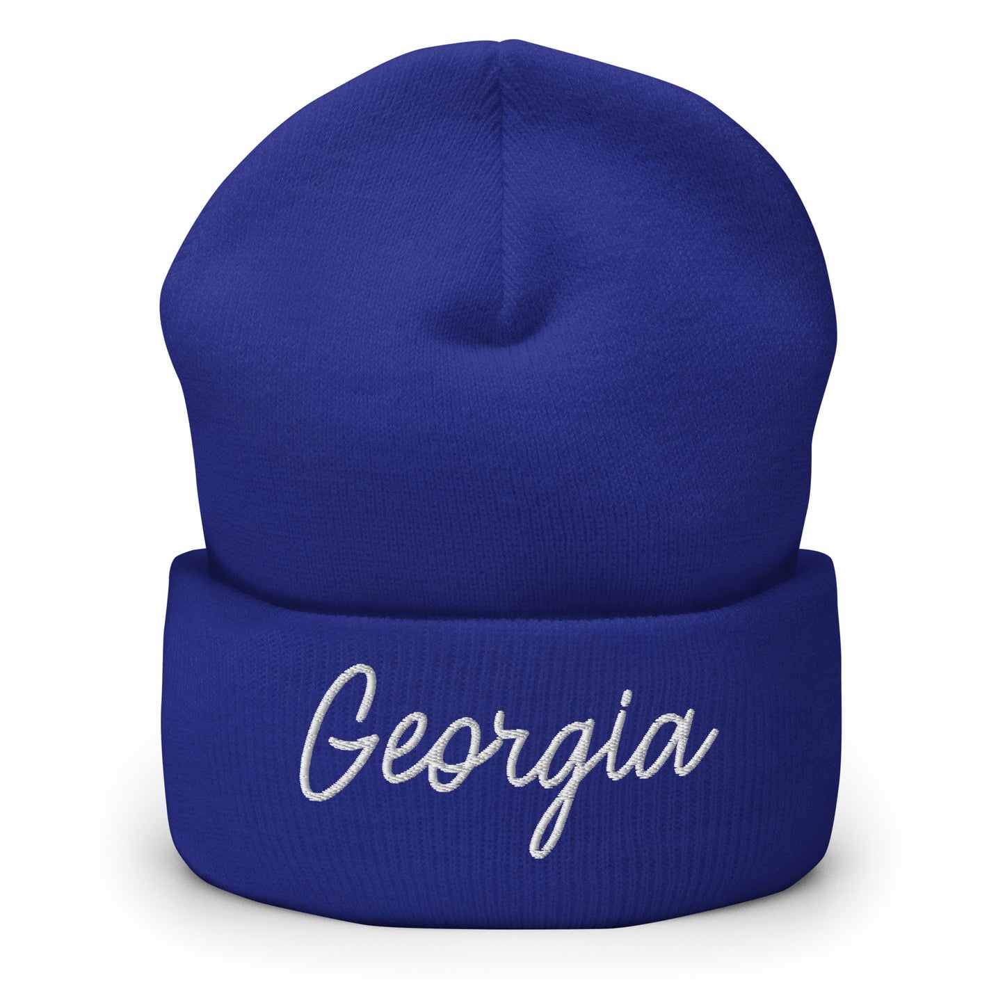 Georgia Retro Script Cuffed Beanie Hat