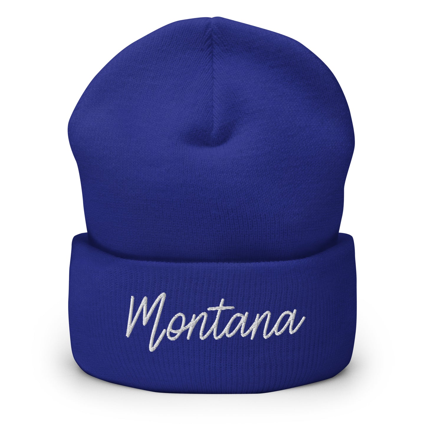 Montana Retro Script Cuffed Beanie Hat