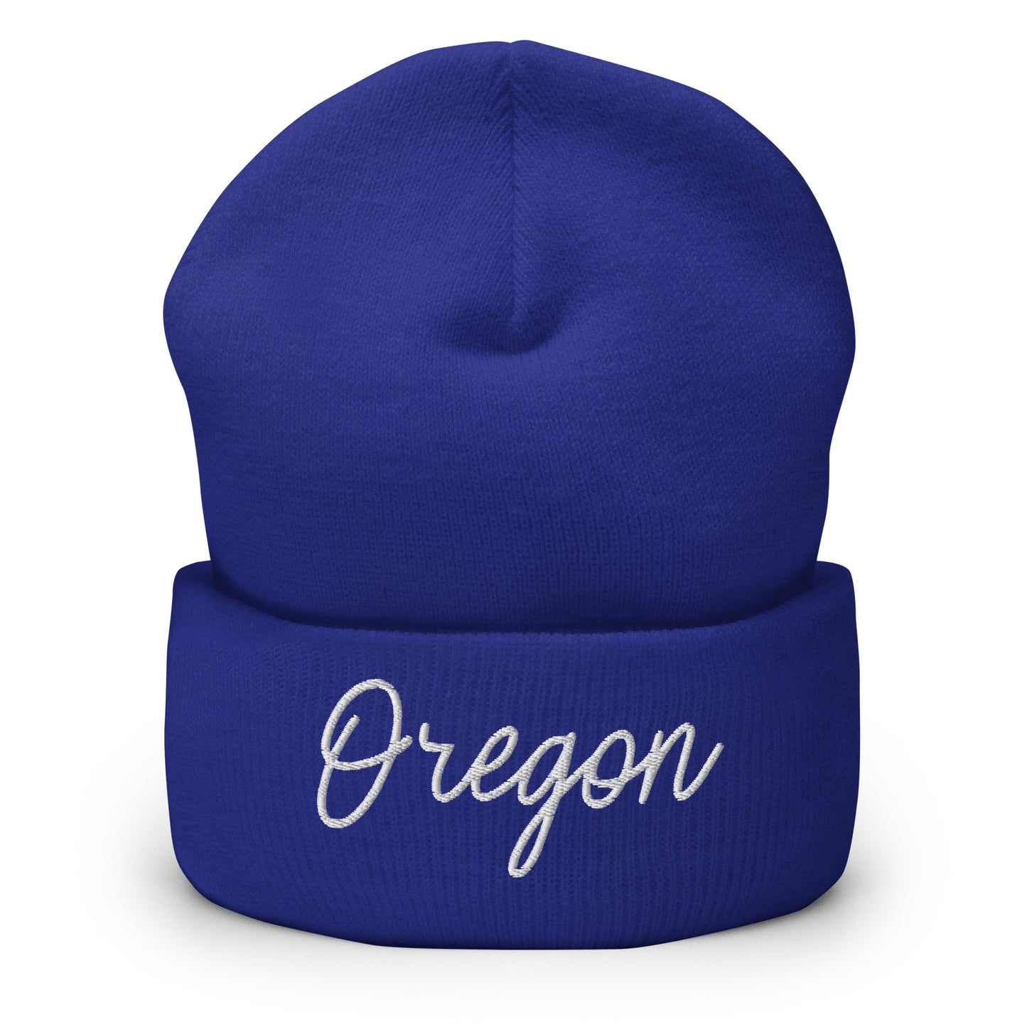 Oregon Retro Script Cuffed Beanie Hat