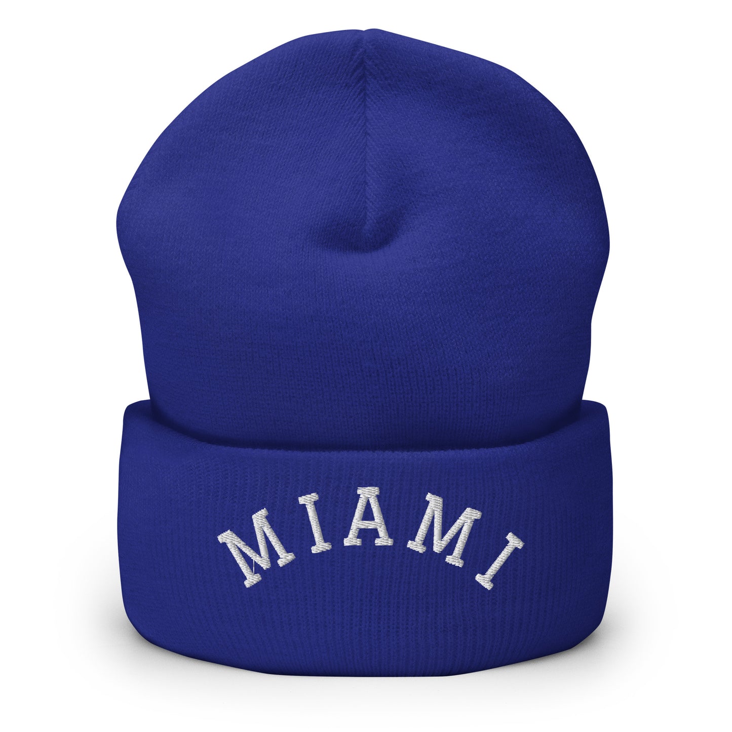 Miami Arch Cuffed Beanie Hat