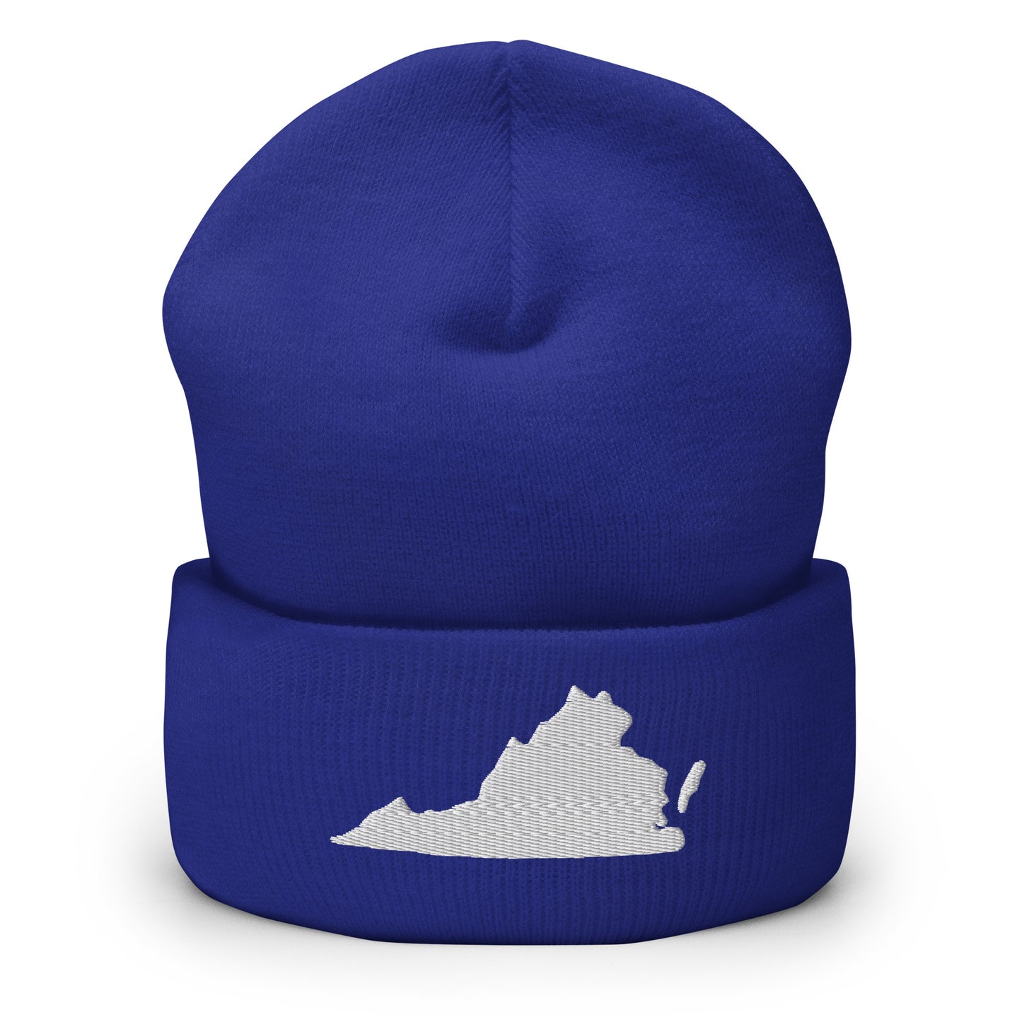 Virginia State Silhouette Cuffed Beanie Hat