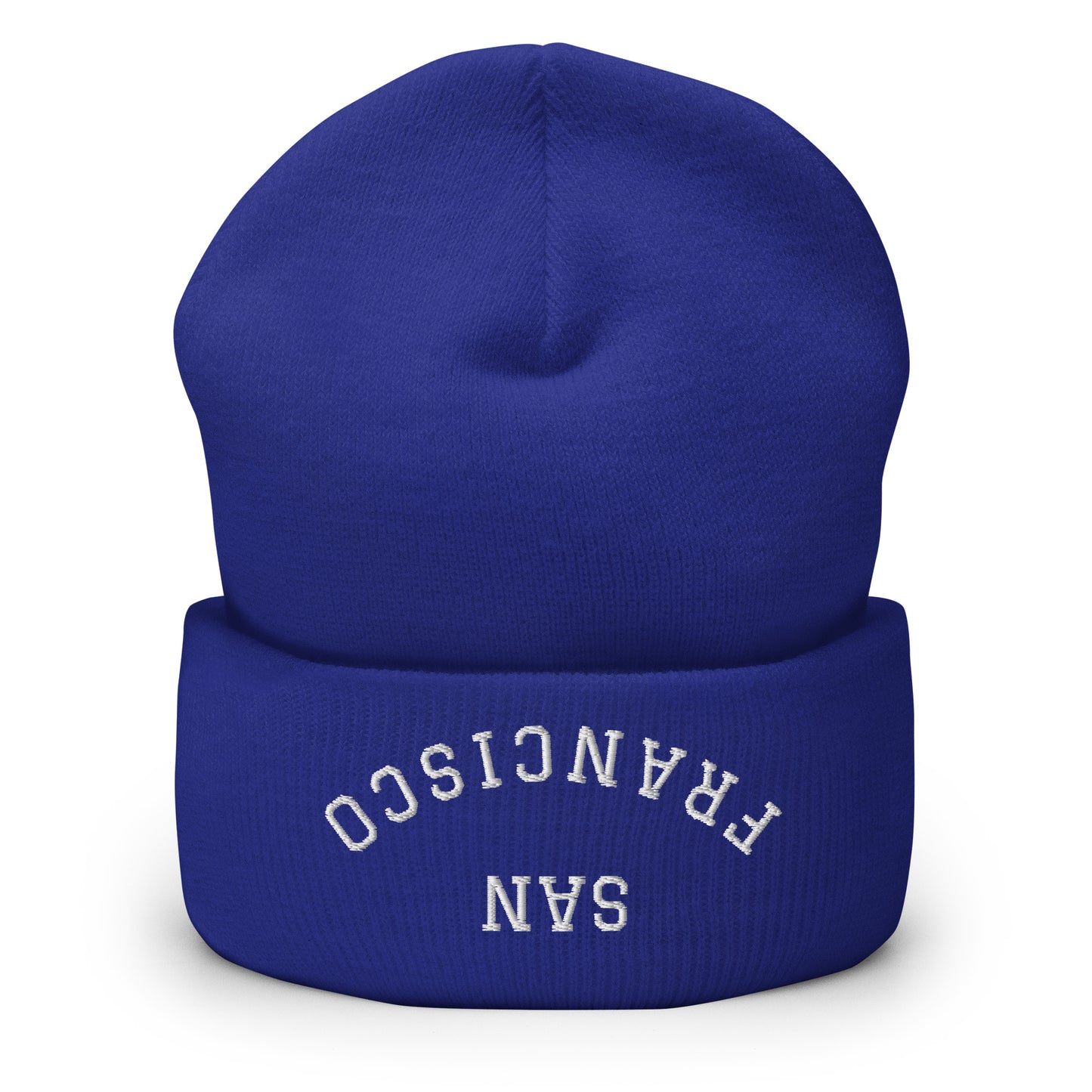 San Francisco Upside Down Arch Cuffed Beanie Hat
