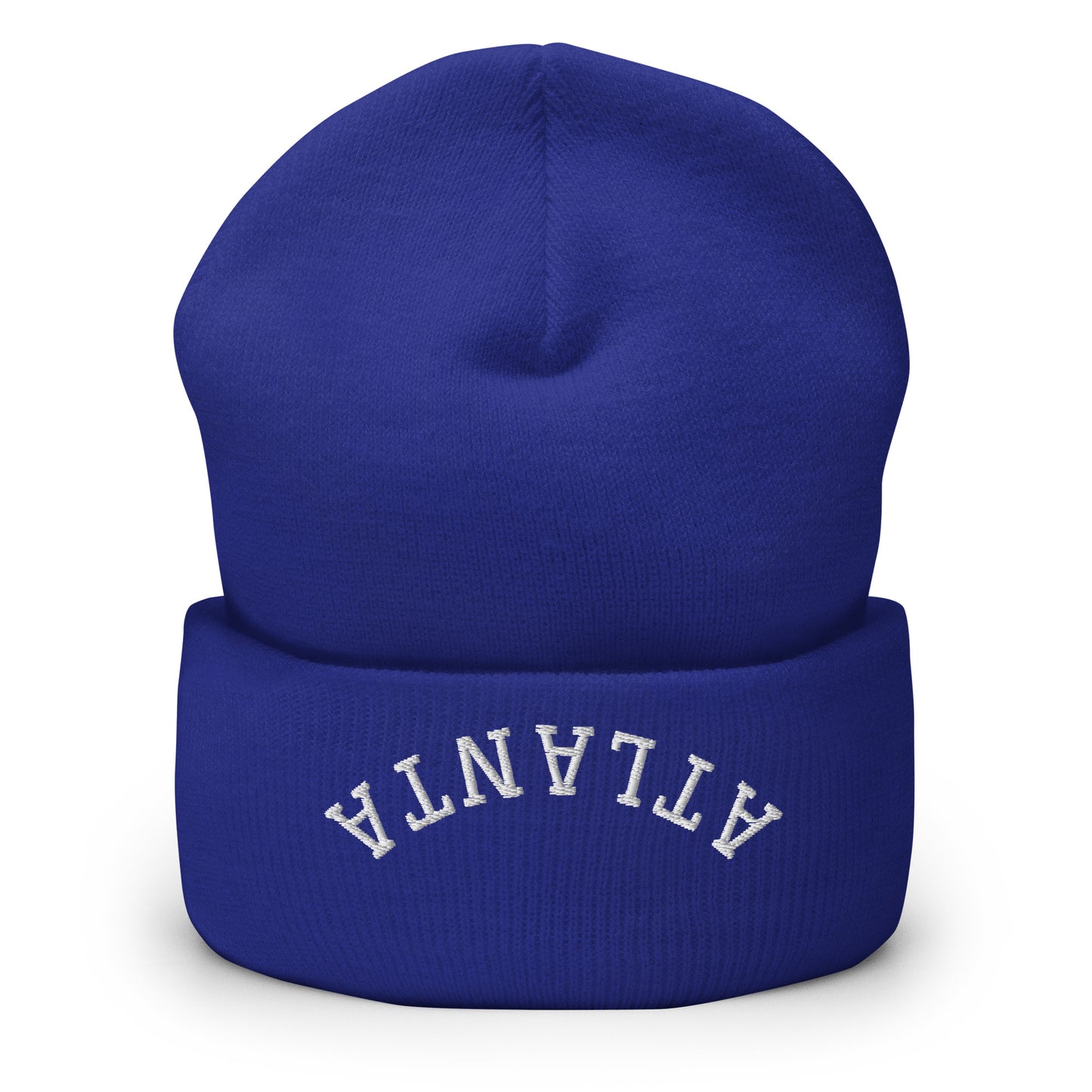 Atlanta Upside Down Arch Cuffed Beanie Hat