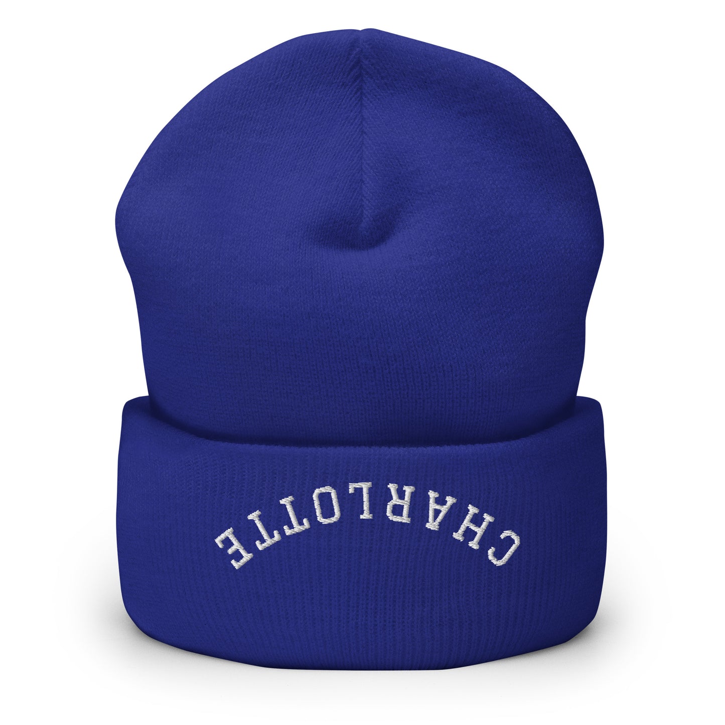 Charlotte Upside Down Arch Cuffed Beanie Hat