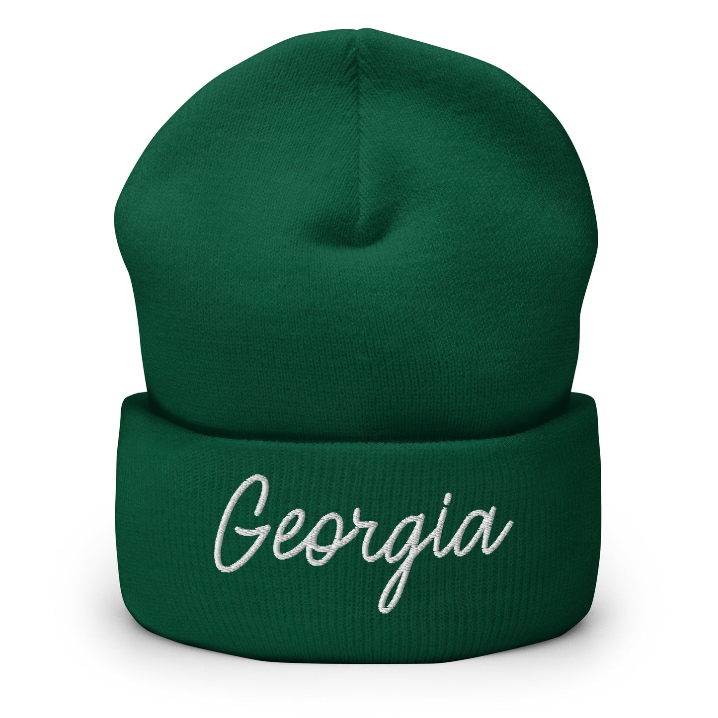 Georgia Retro Script Cuffed Beanie Hat