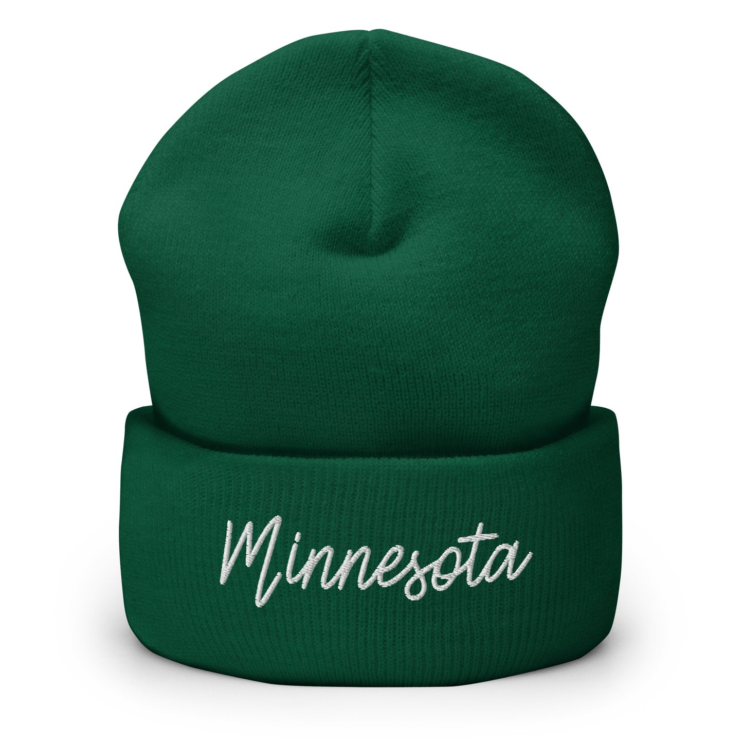 Minnesota Retro Script Cuffed Beanie Hat