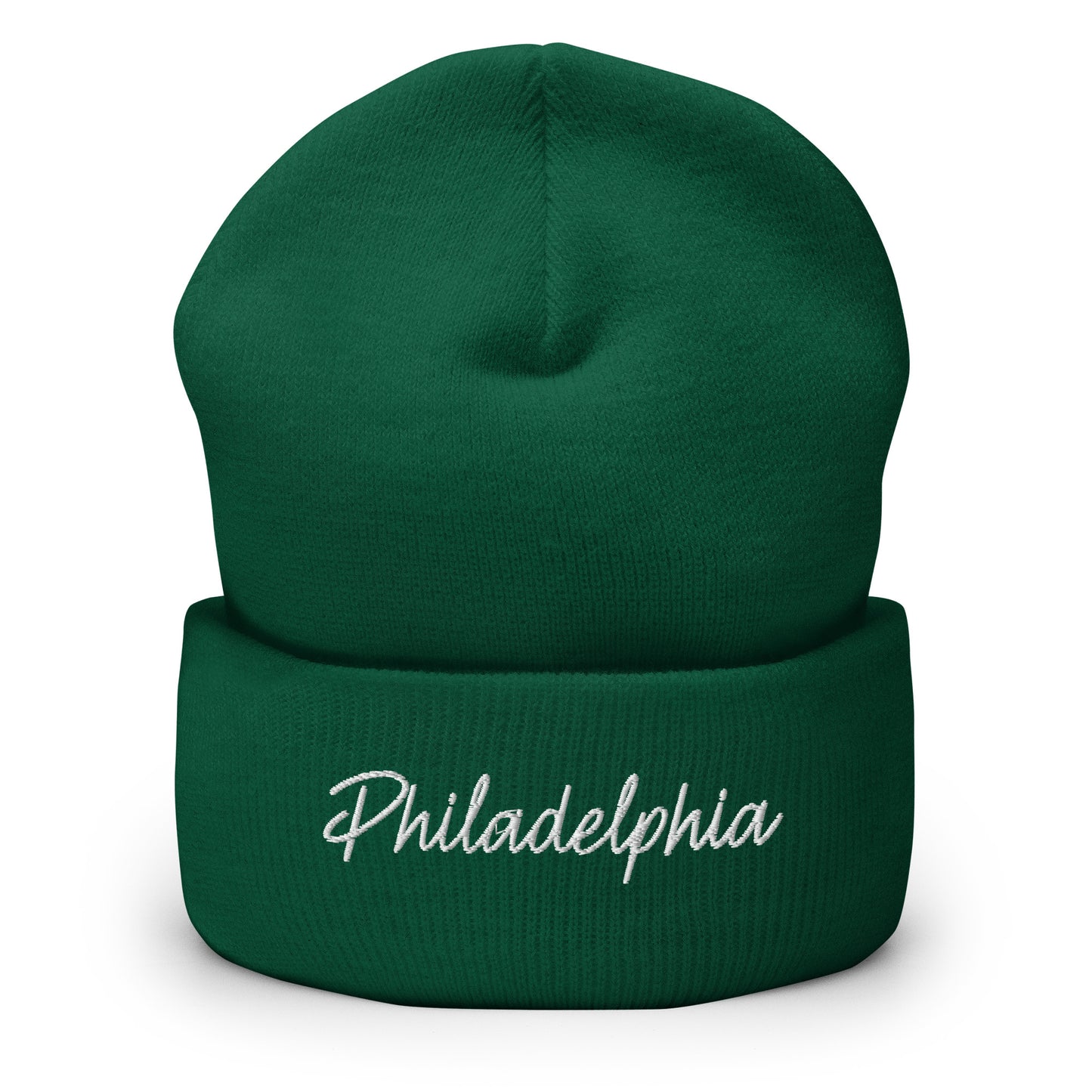 Philadelphia Retro Script Cuffed Beanie Hat