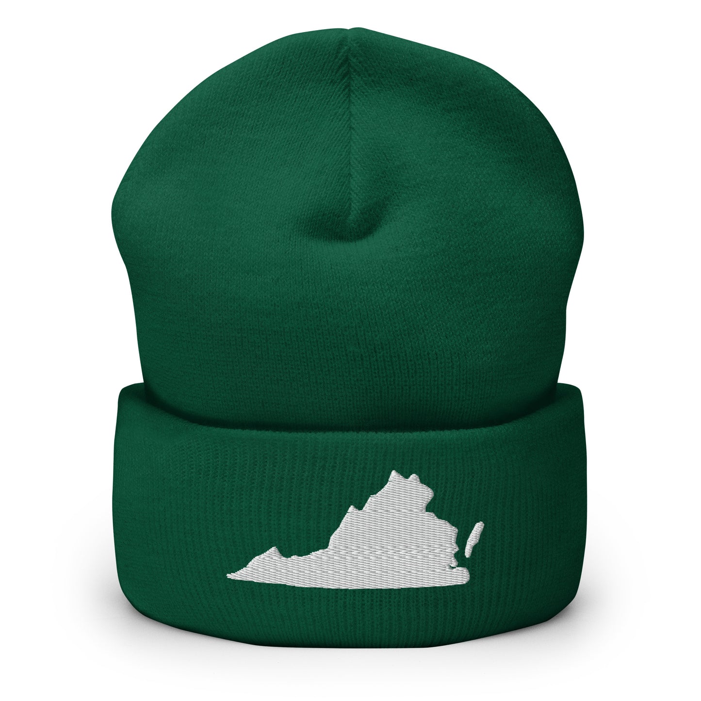 Virginia State Silhouette Cuffed Beanie Hat