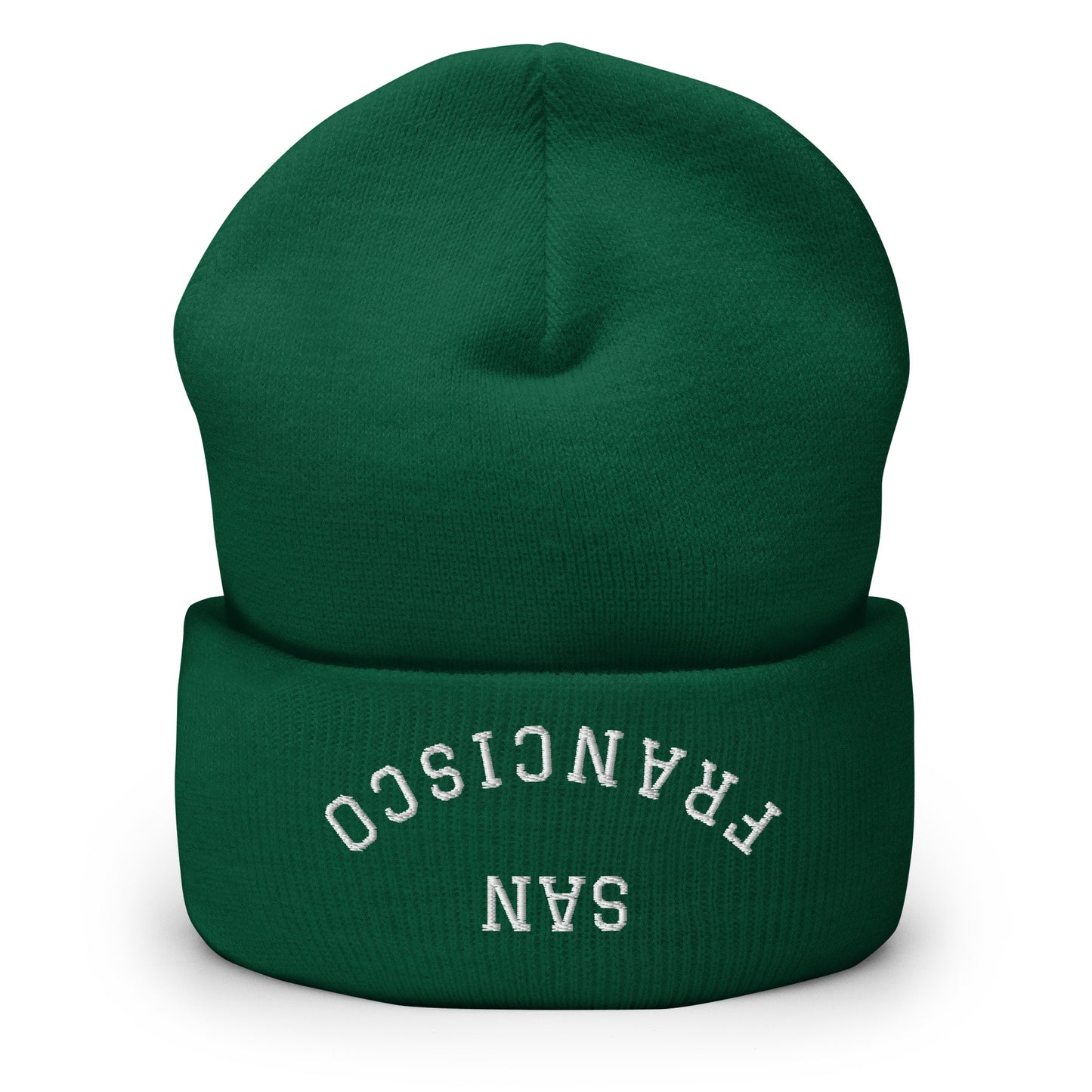 San Francisco Upside Down Arch Cuffed Beanie Hat