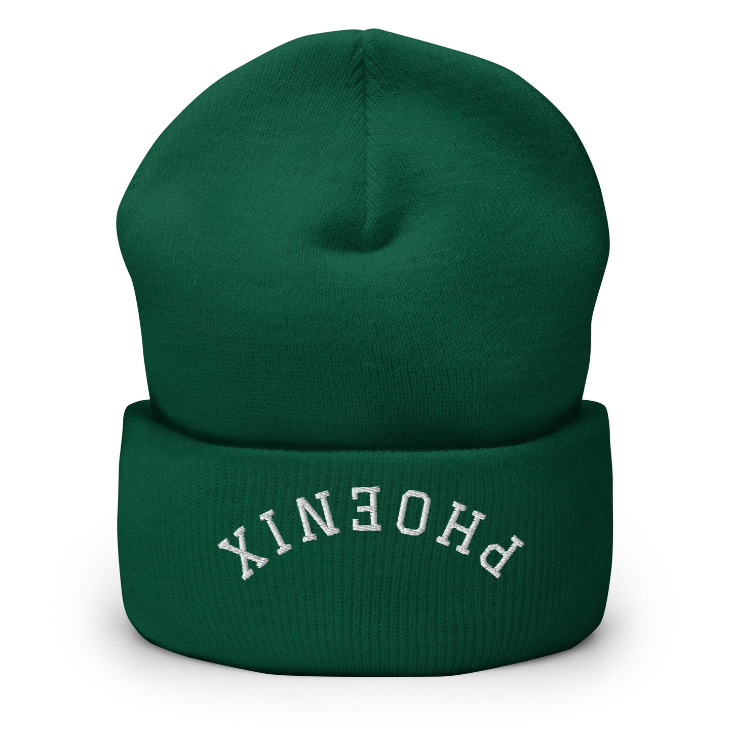 Phoenix Upside Down Arch Cuffed Beanie Hat