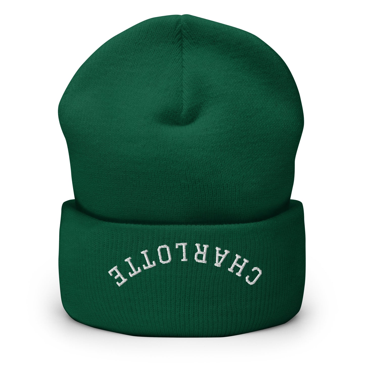 Charlotte Upside Down Arch Cuffed Beanie Hat