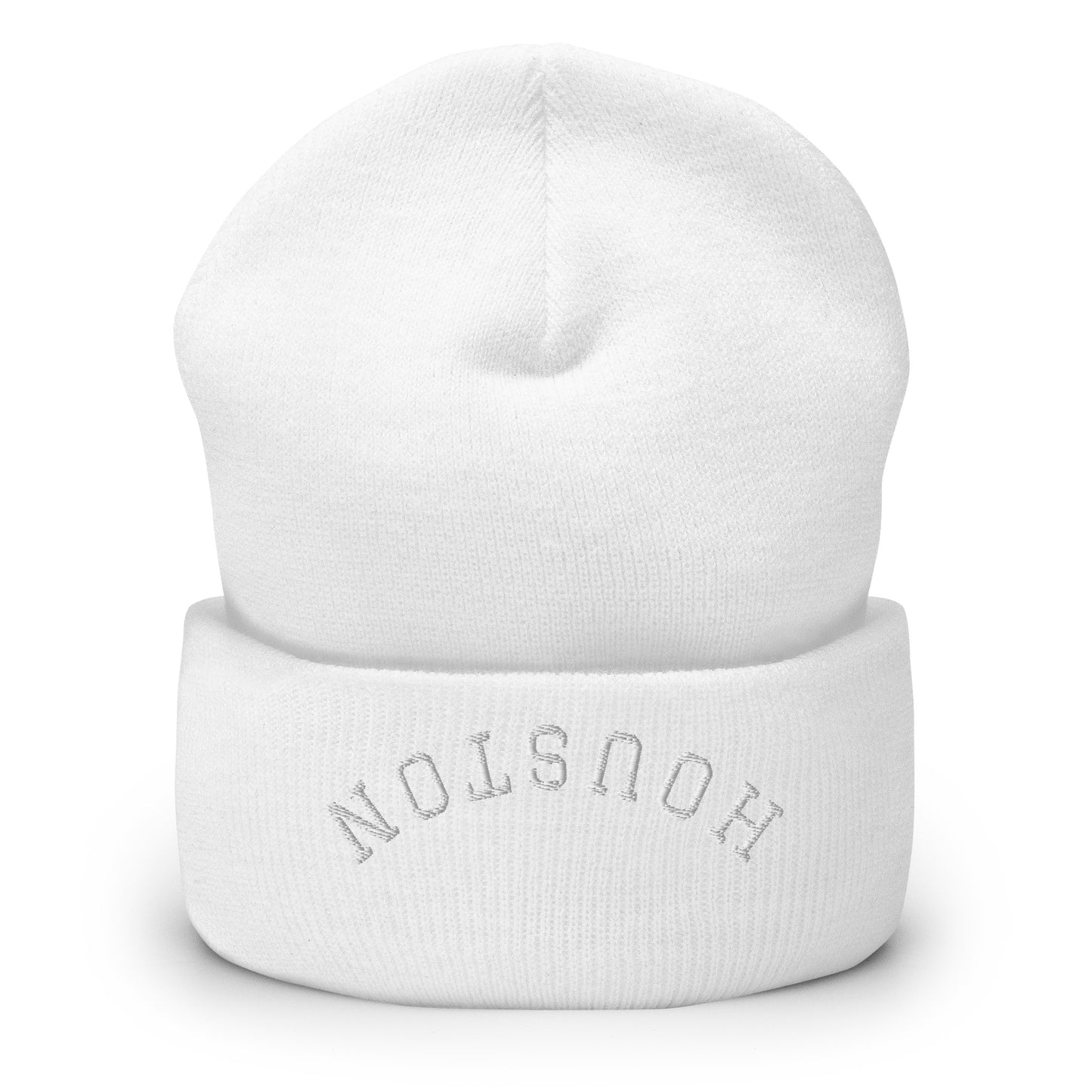 Houston Upside Down Arch Cuffed Beanie Hat
