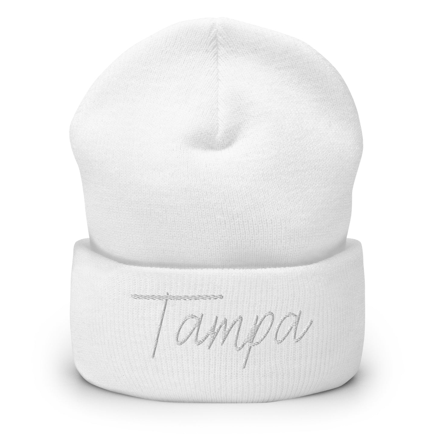 Tampa Retro Script Cuffed Beanie Hat