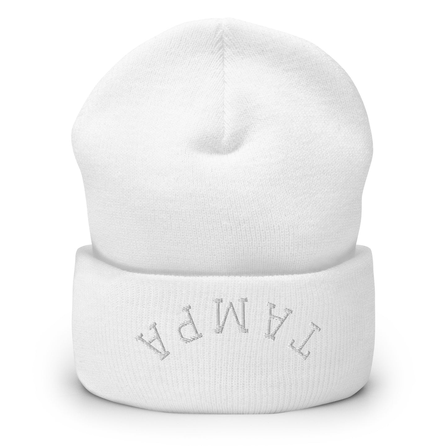 Tampa Upside Down Arch Cuffed Beanie Hat